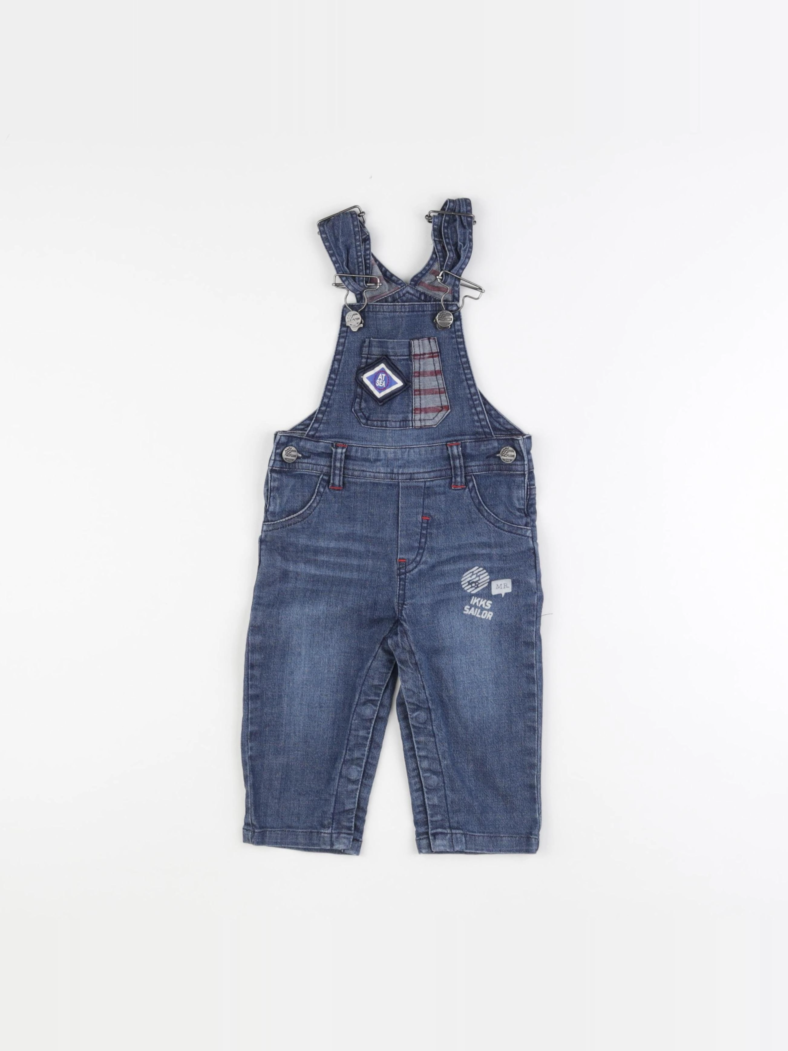 IKKS - salopette bleu - 6 mois