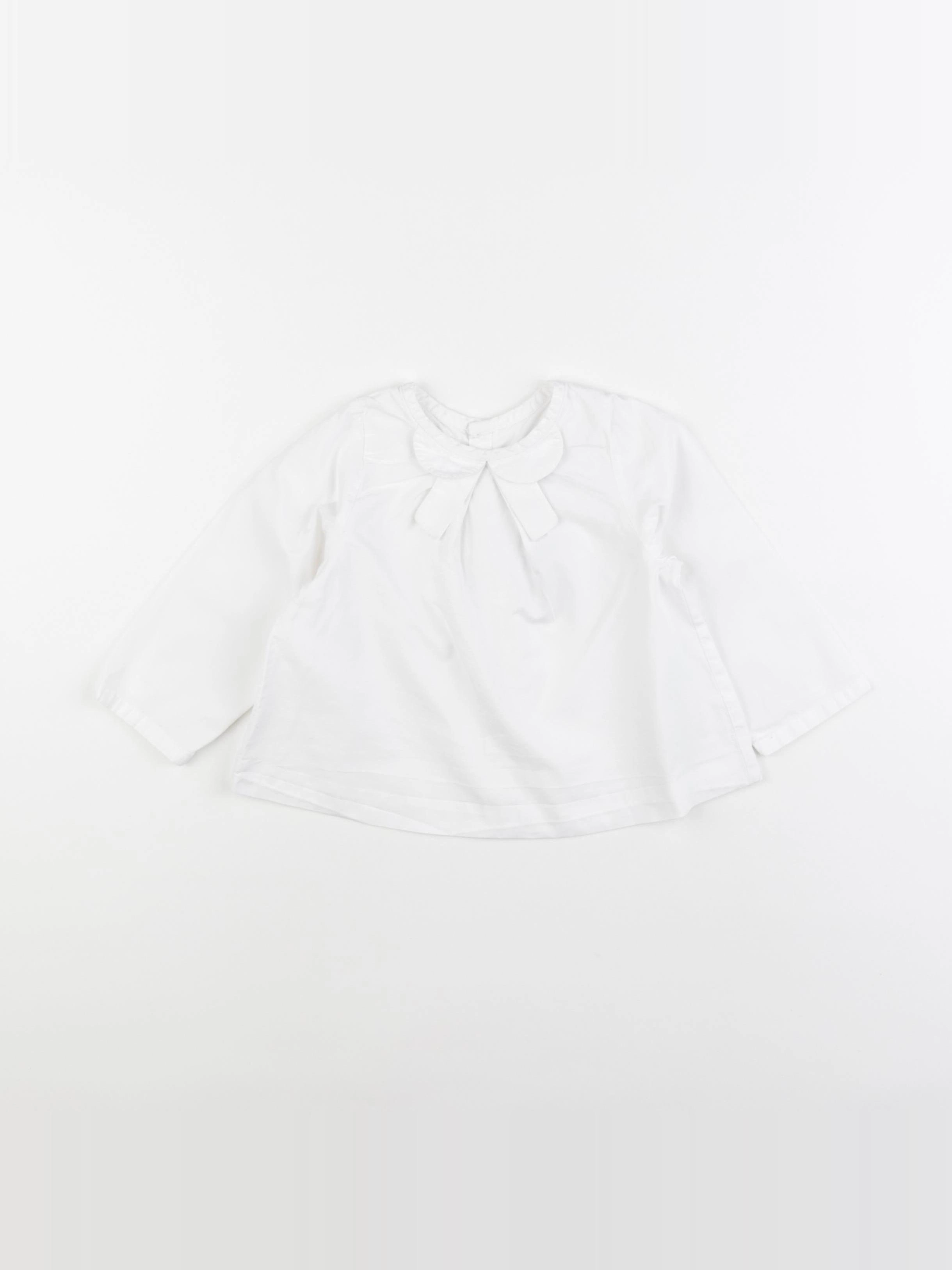 Jacadi - blouse blanc - 18 mois