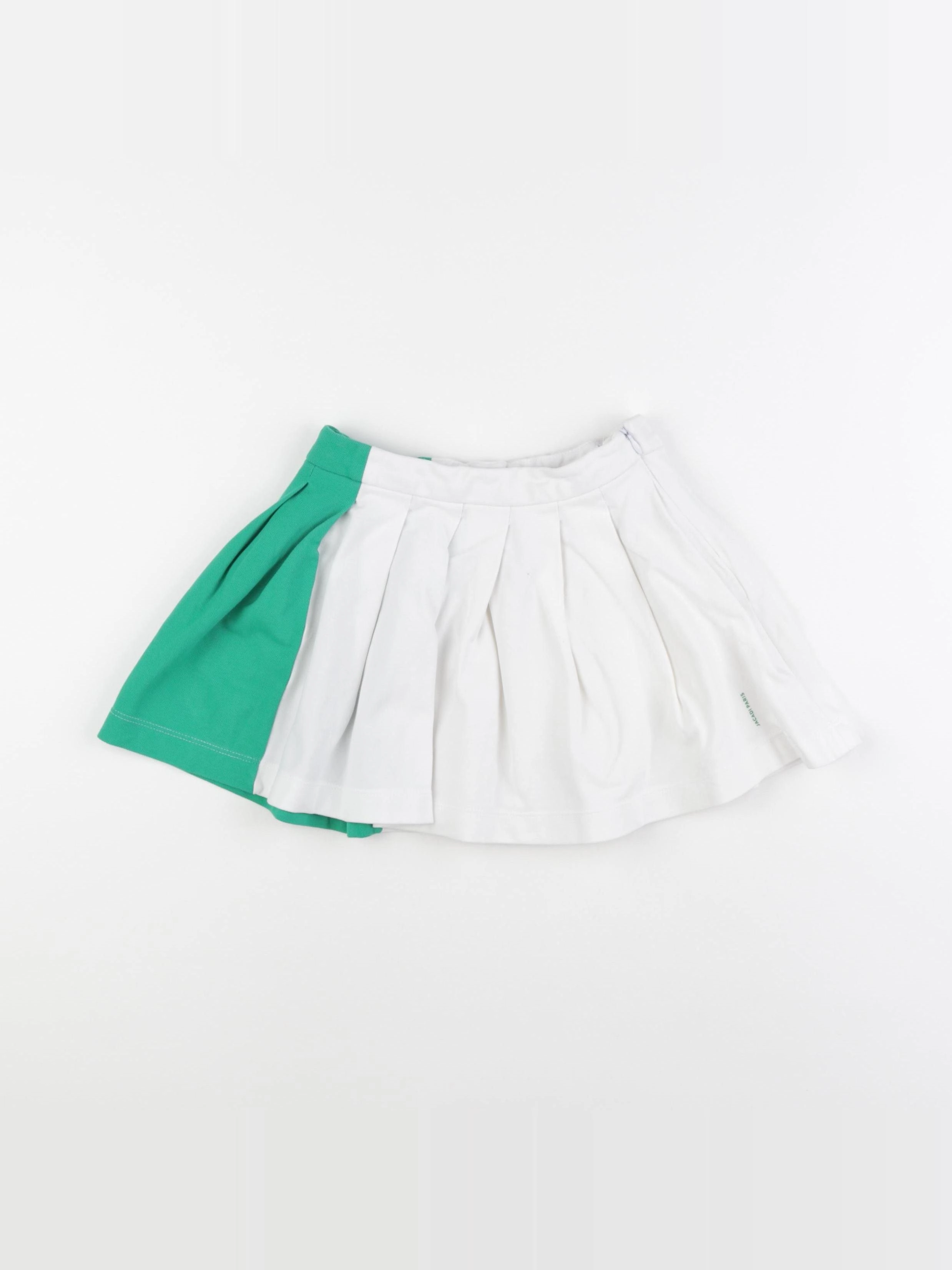 Jacadi - jupe blanc, vert - 4 ans