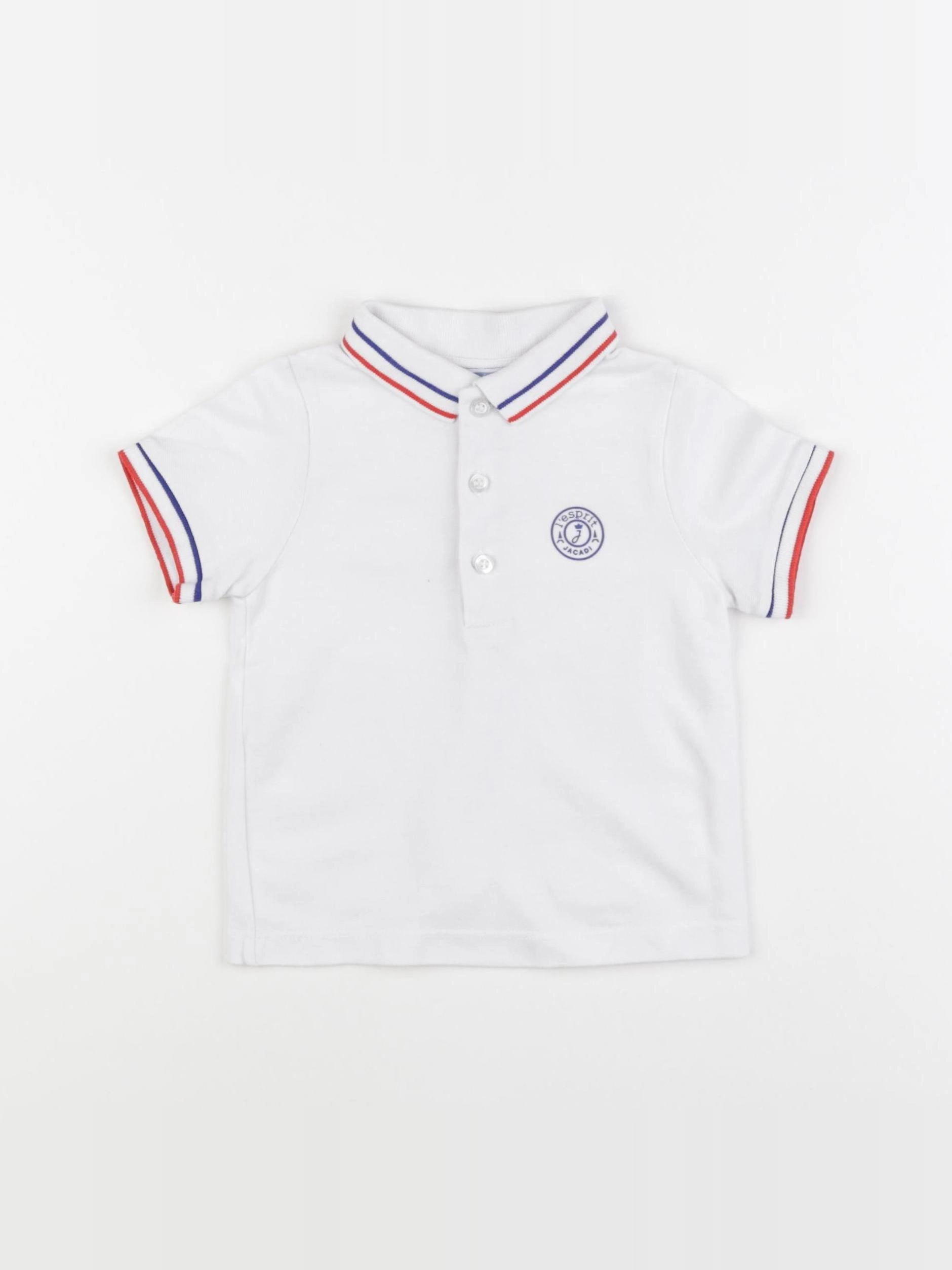 Jacadi - polo blanc - 24 mois