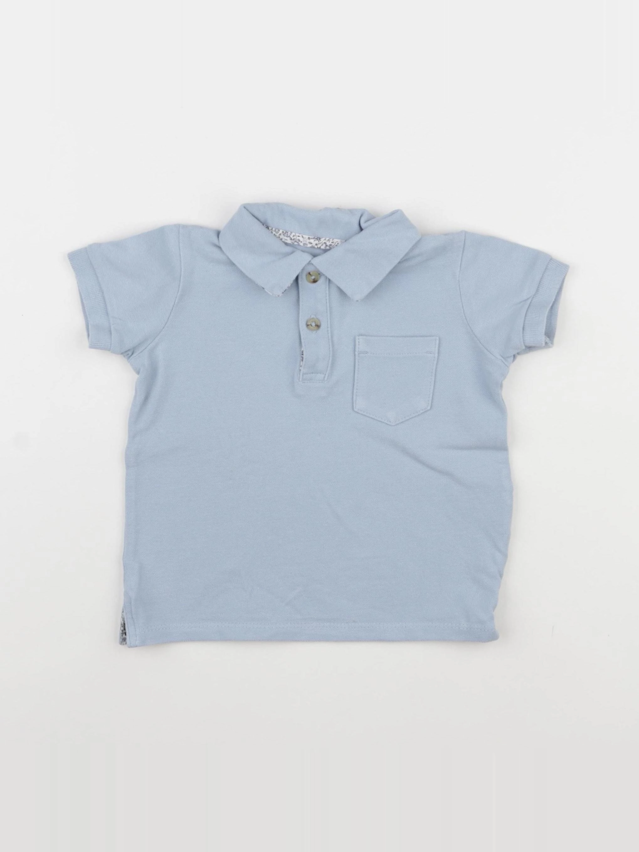 Vertbaudet - polo bleu - 3 ans