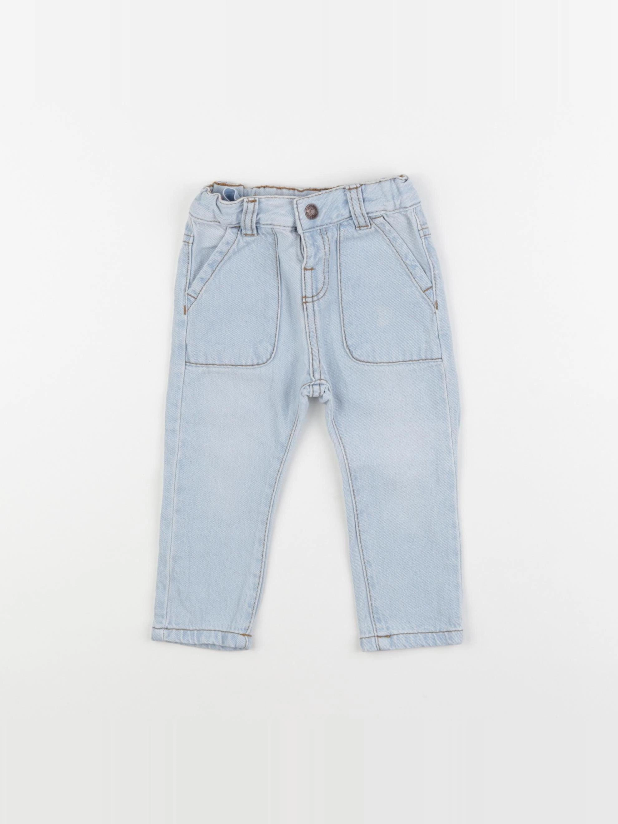 Vertbaudet - jean bleu - 6 mois