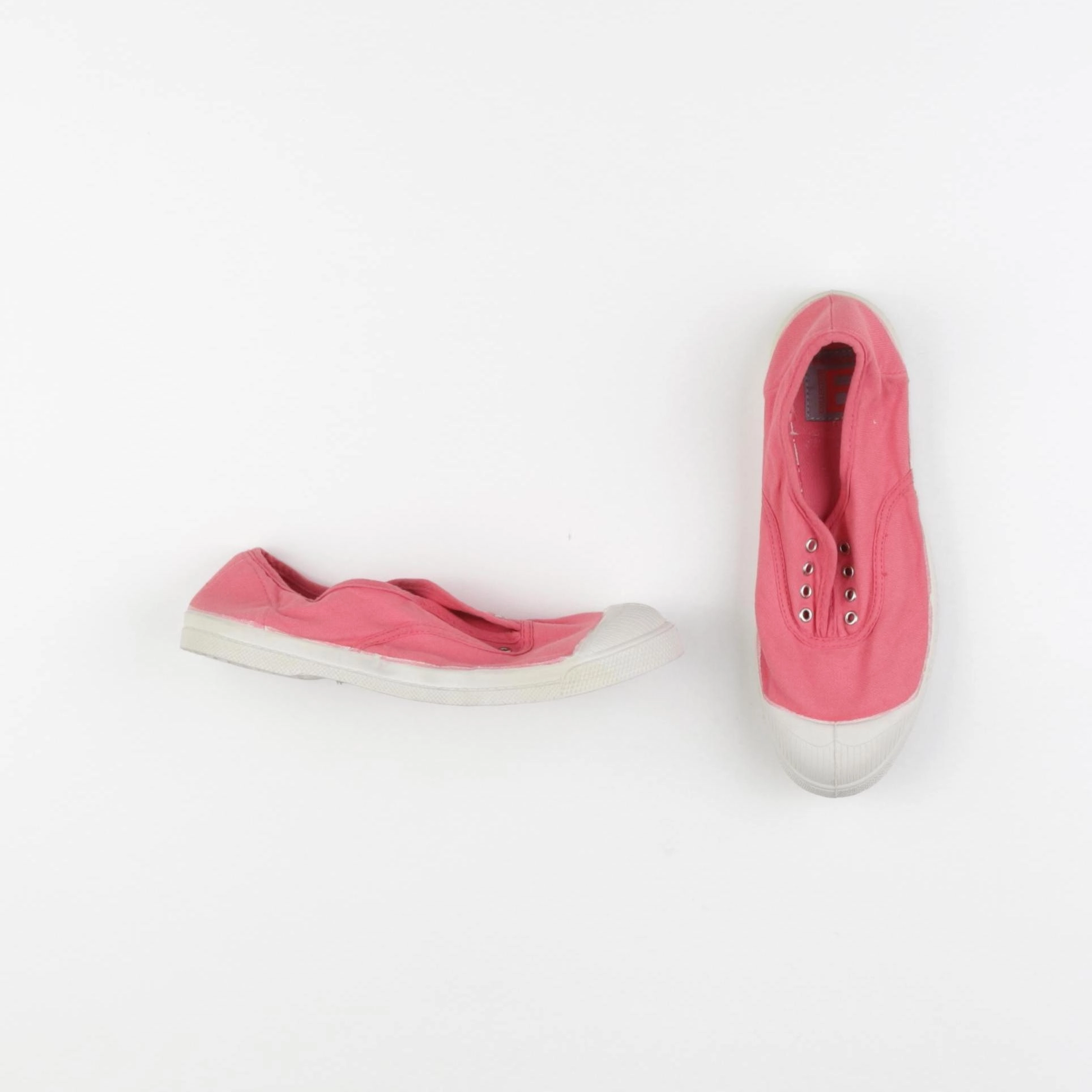 Bensimon - tennis élastiqué rose - pointure 35