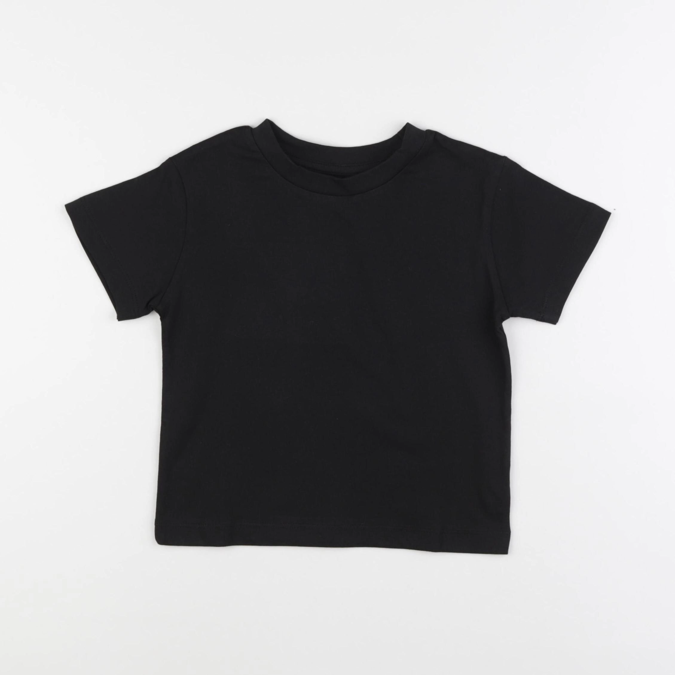 Monoprix - tee-shirt noir - 3 ans