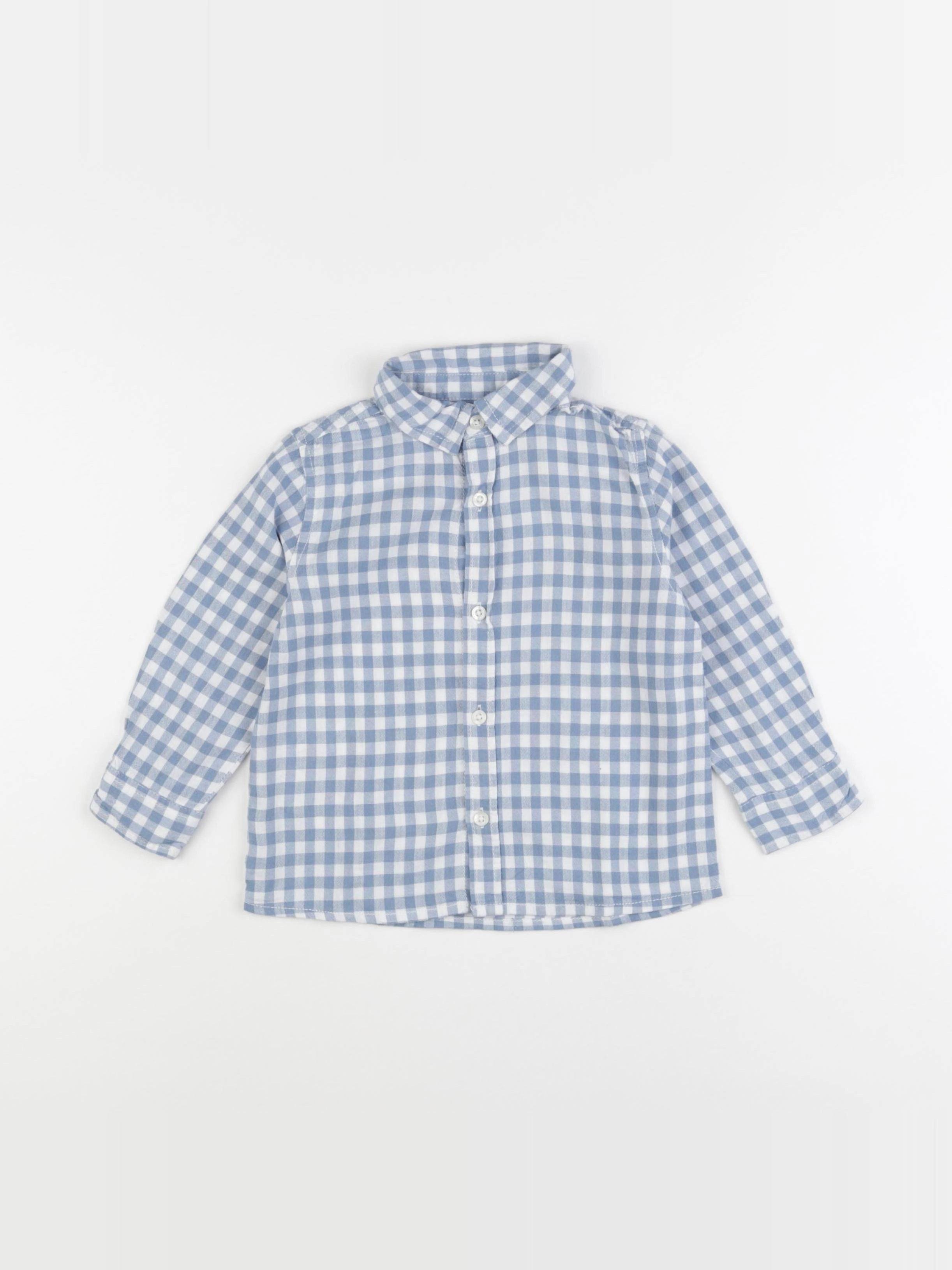 Mango - chemise bleu - 18/24 mois