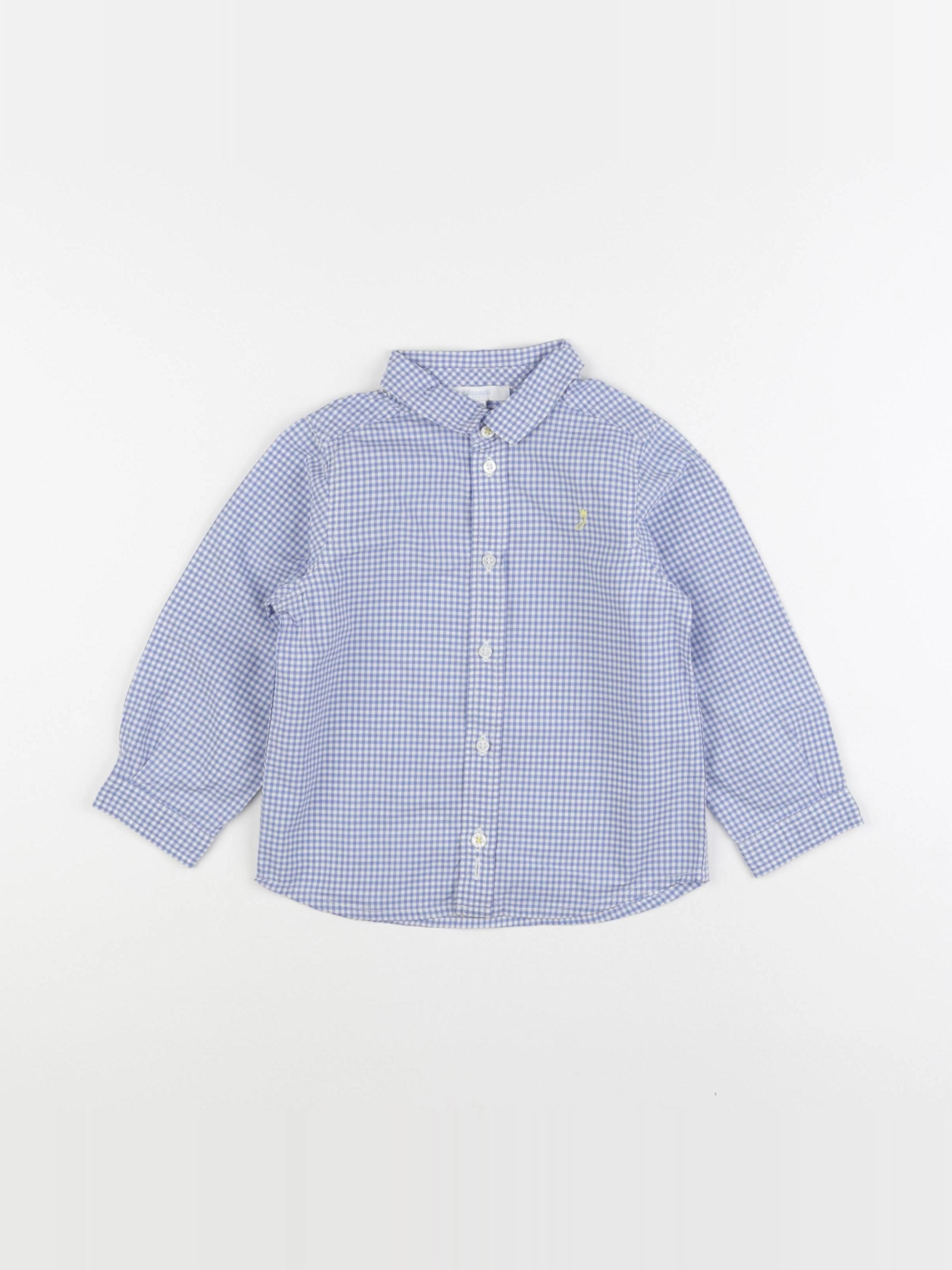 Jacadi - chemise bleu - 36 mois