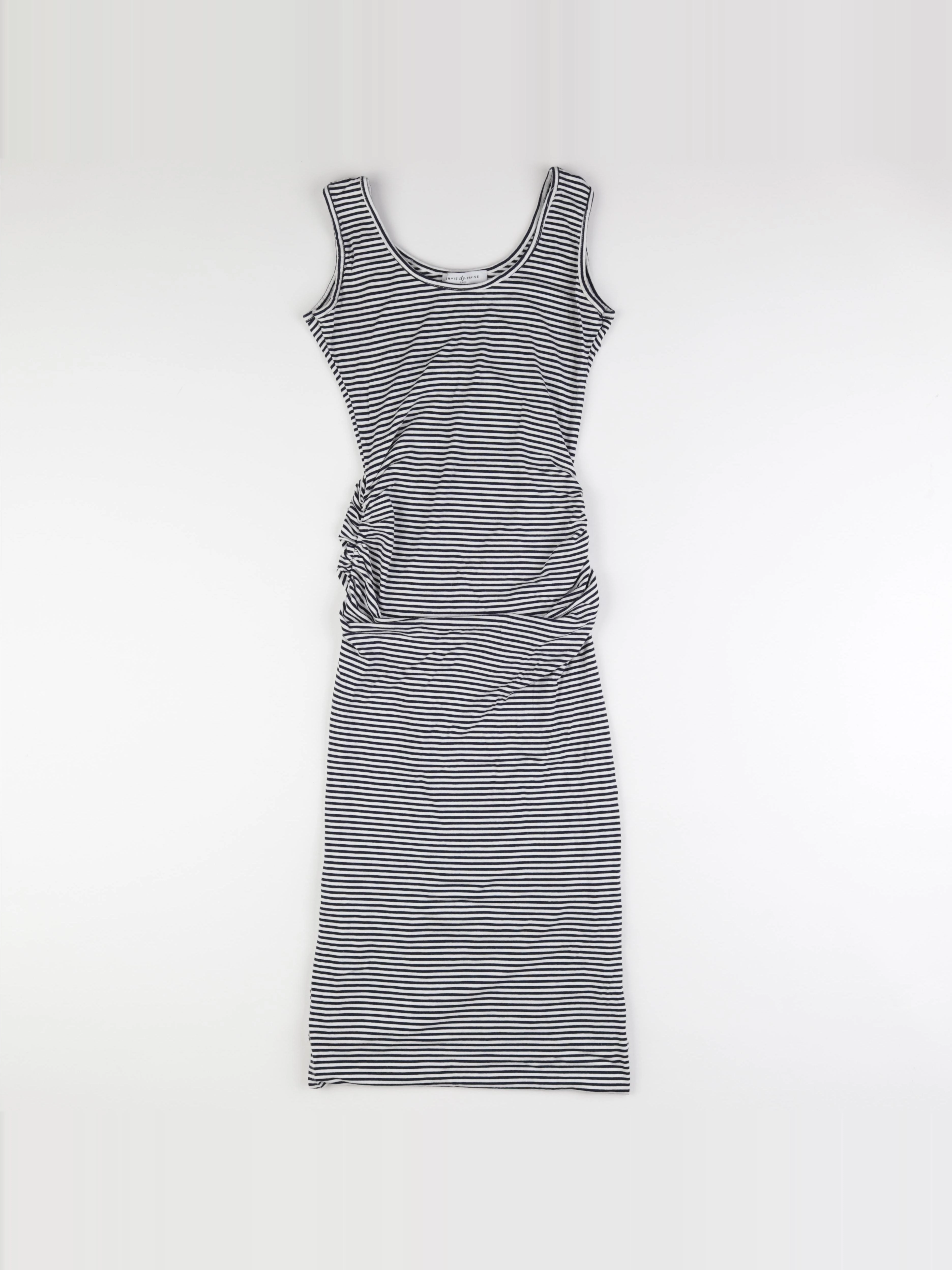 Envie de fraise - robe grossesse bleu, blanc - 34 à 36