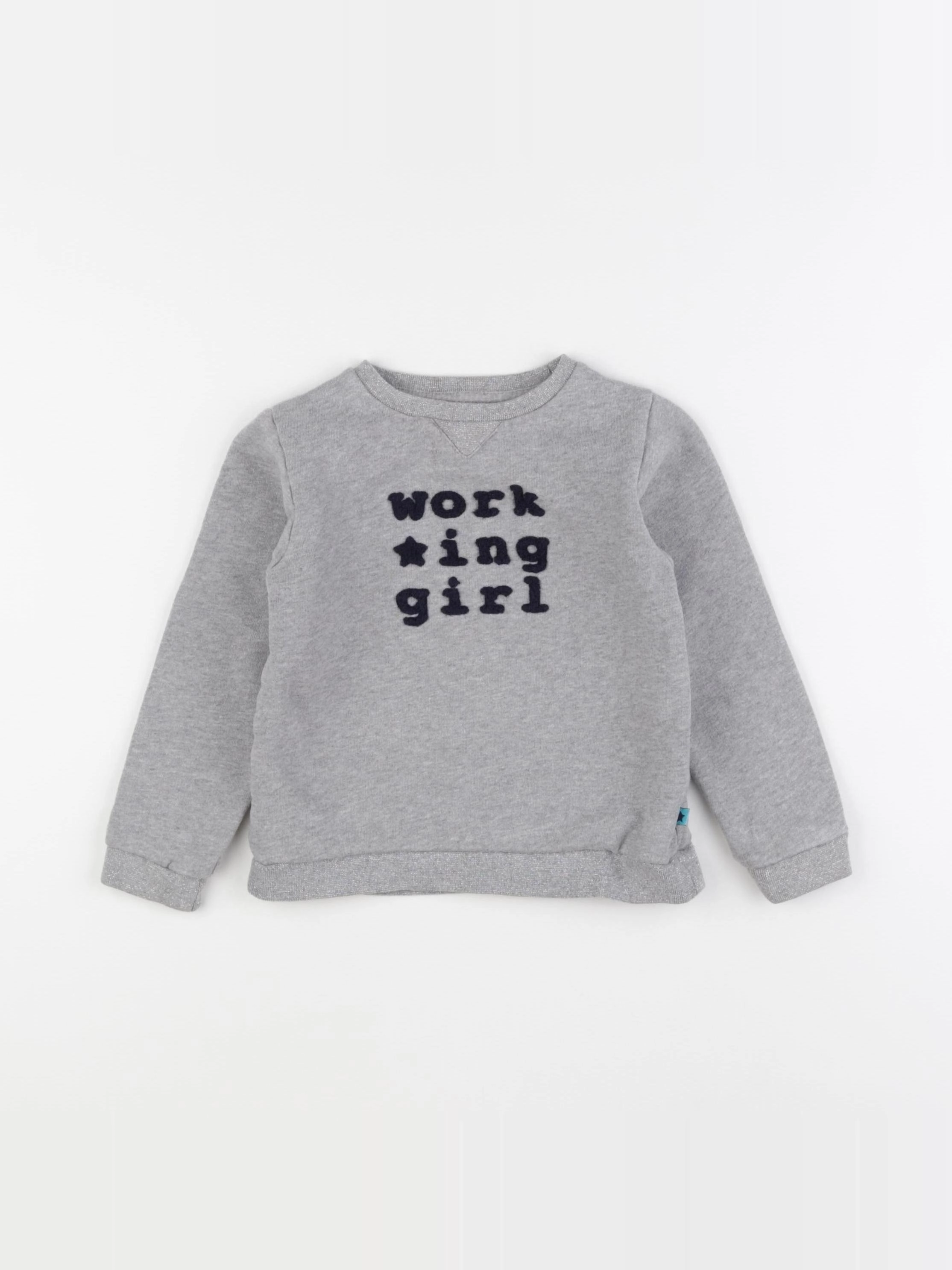 Arsène et les pipelettes - sweat gris - 5 ans
