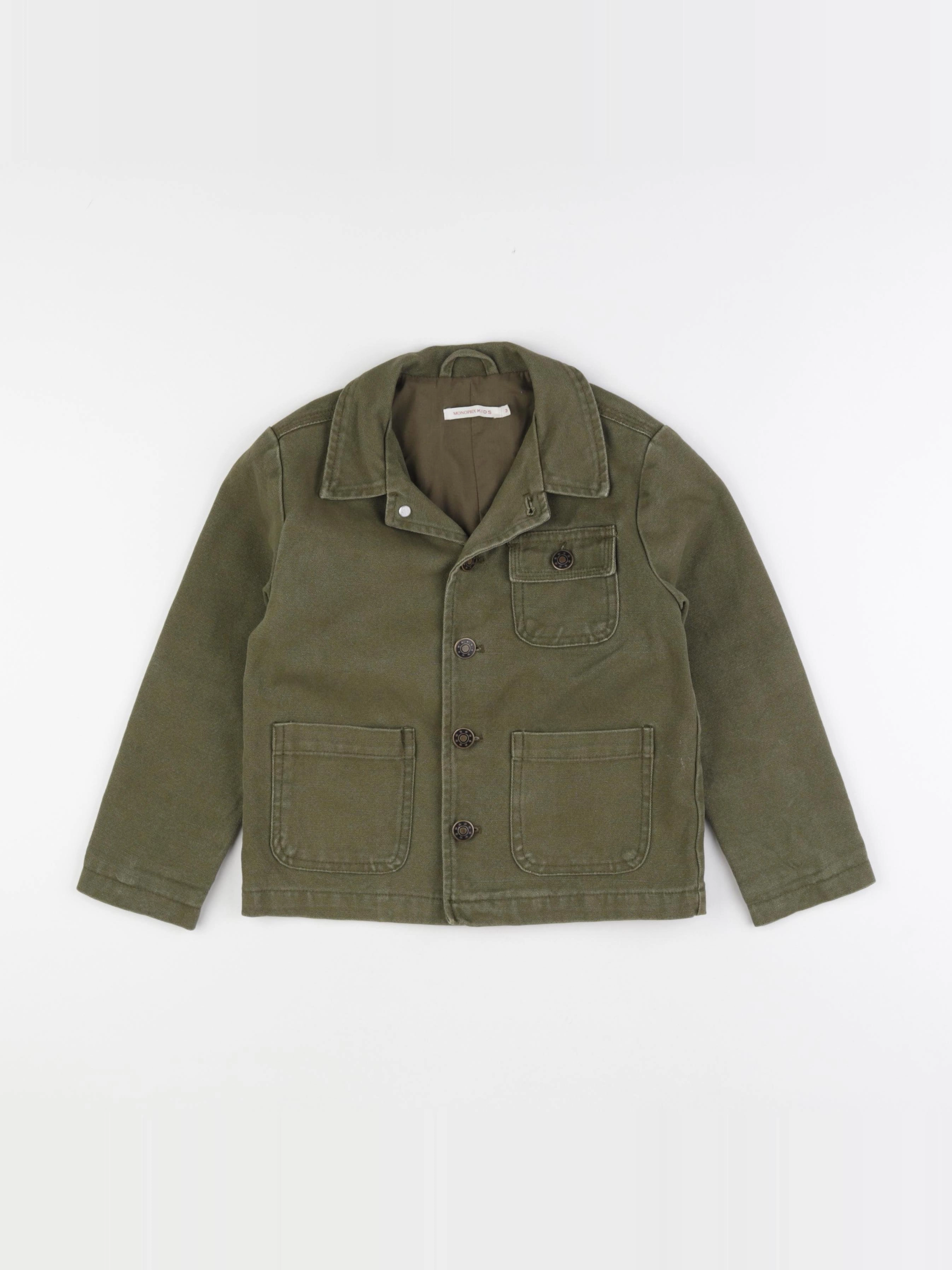 Monoprix - veste vert - 3 ans