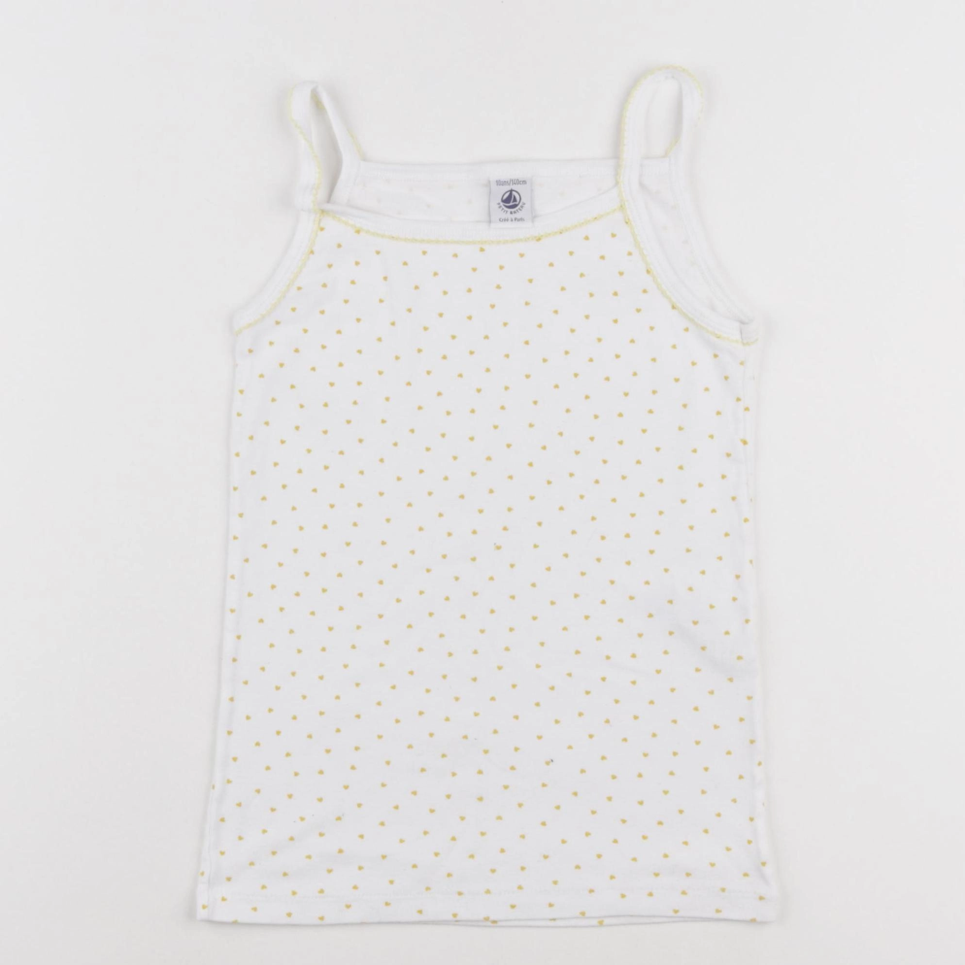 Petit Bateau - maillot de corps blanc - 10 ans