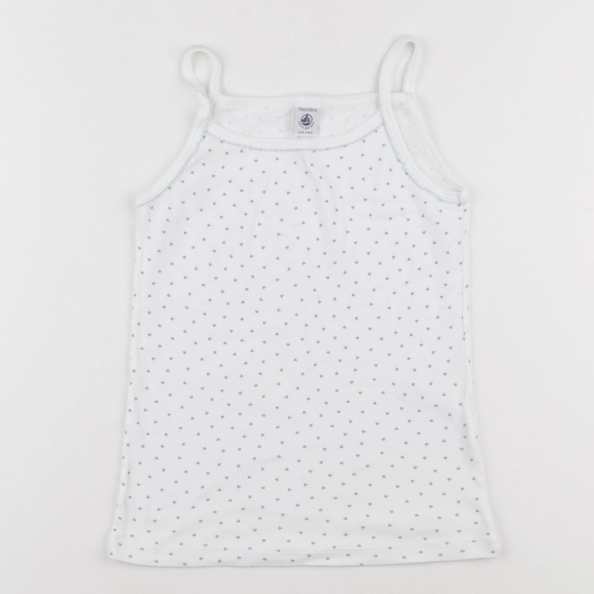 Petit Bateau - maillot de corps blanc - 10 ans