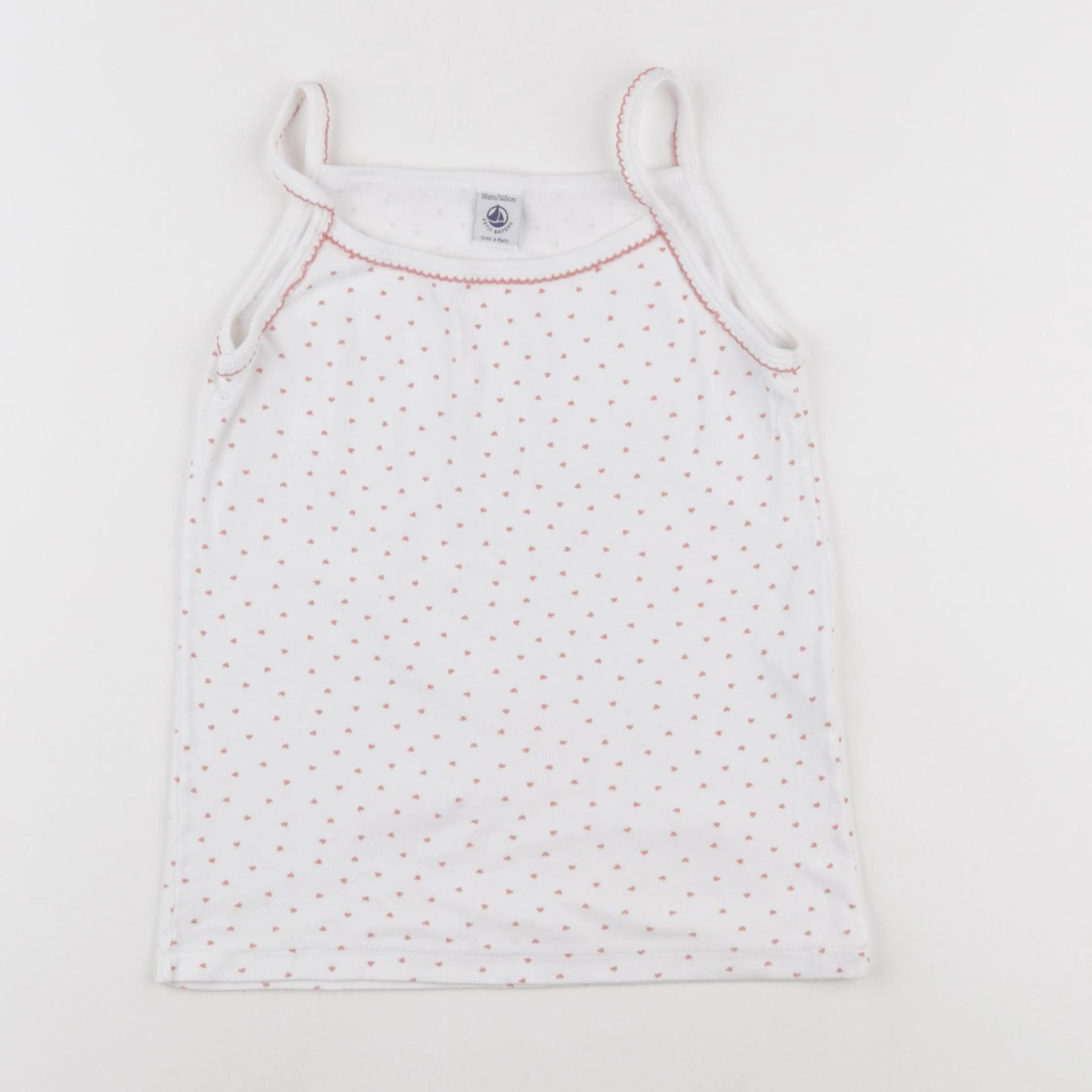 Petit Bateau - maillot de corps blanc - 10 ans