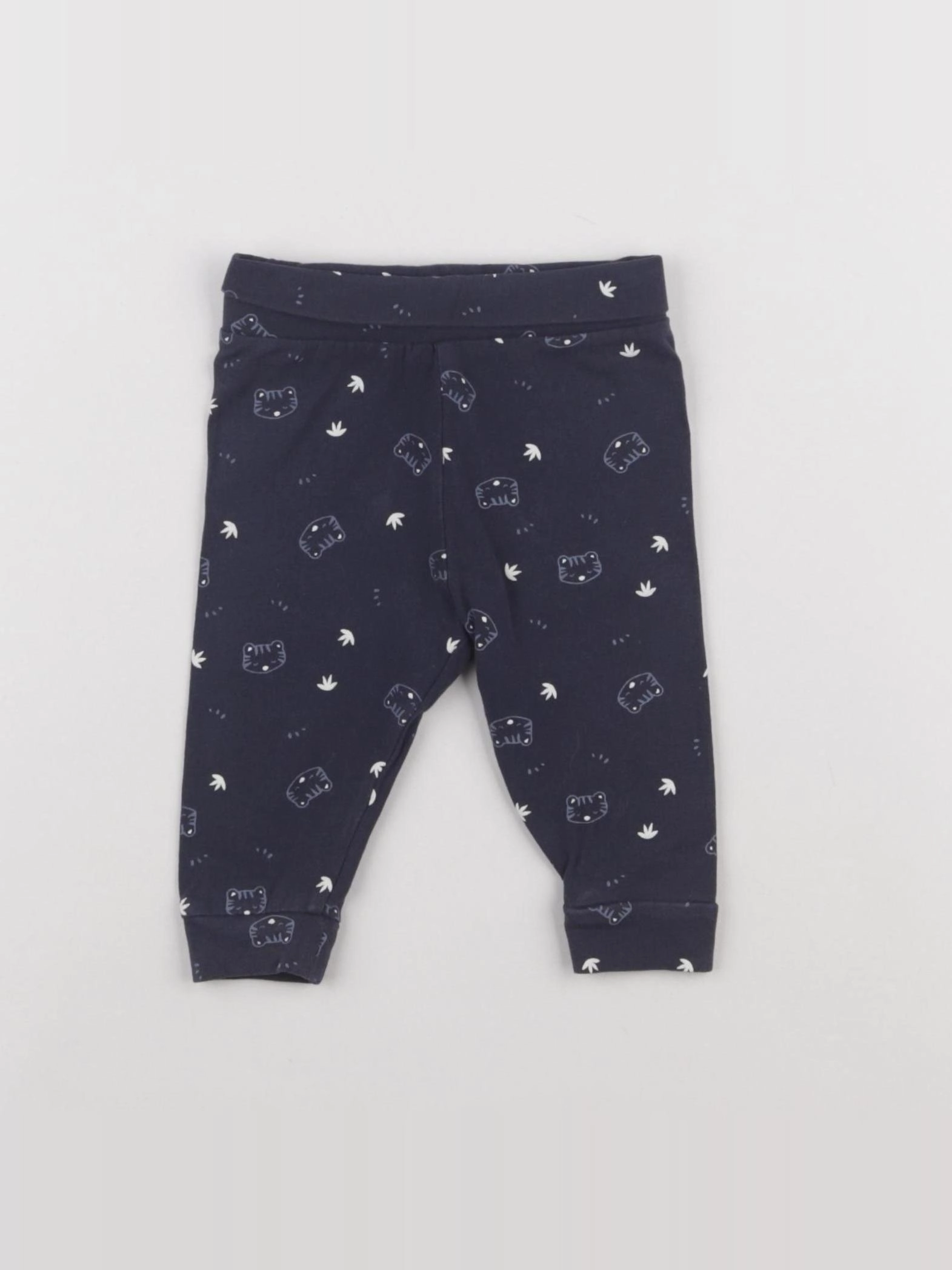 Vertbaudet - legging bleu - 3 mois