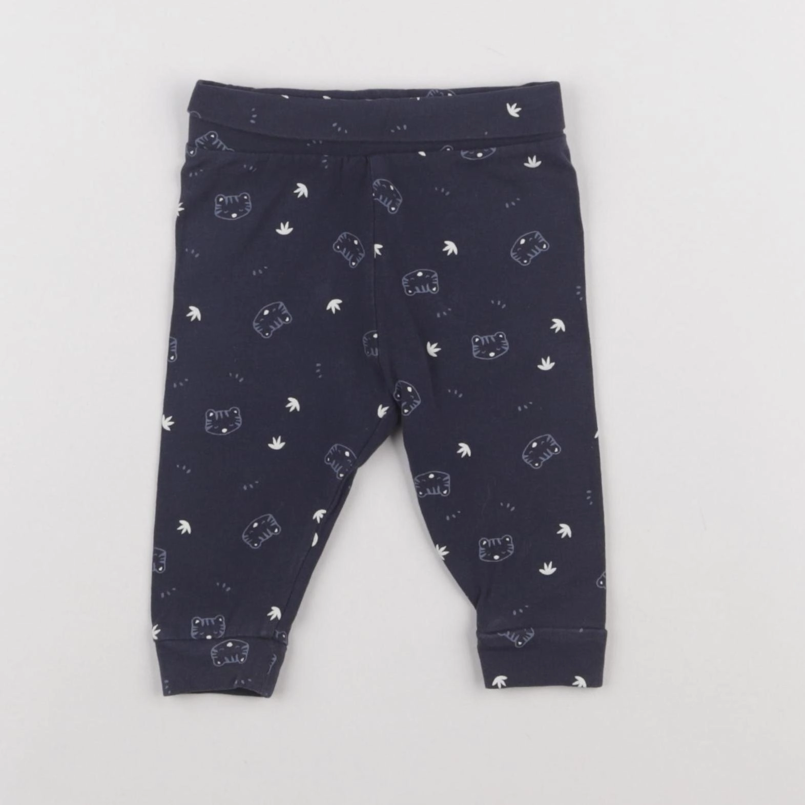 Vertbaudet - legging bleu - 3 mois