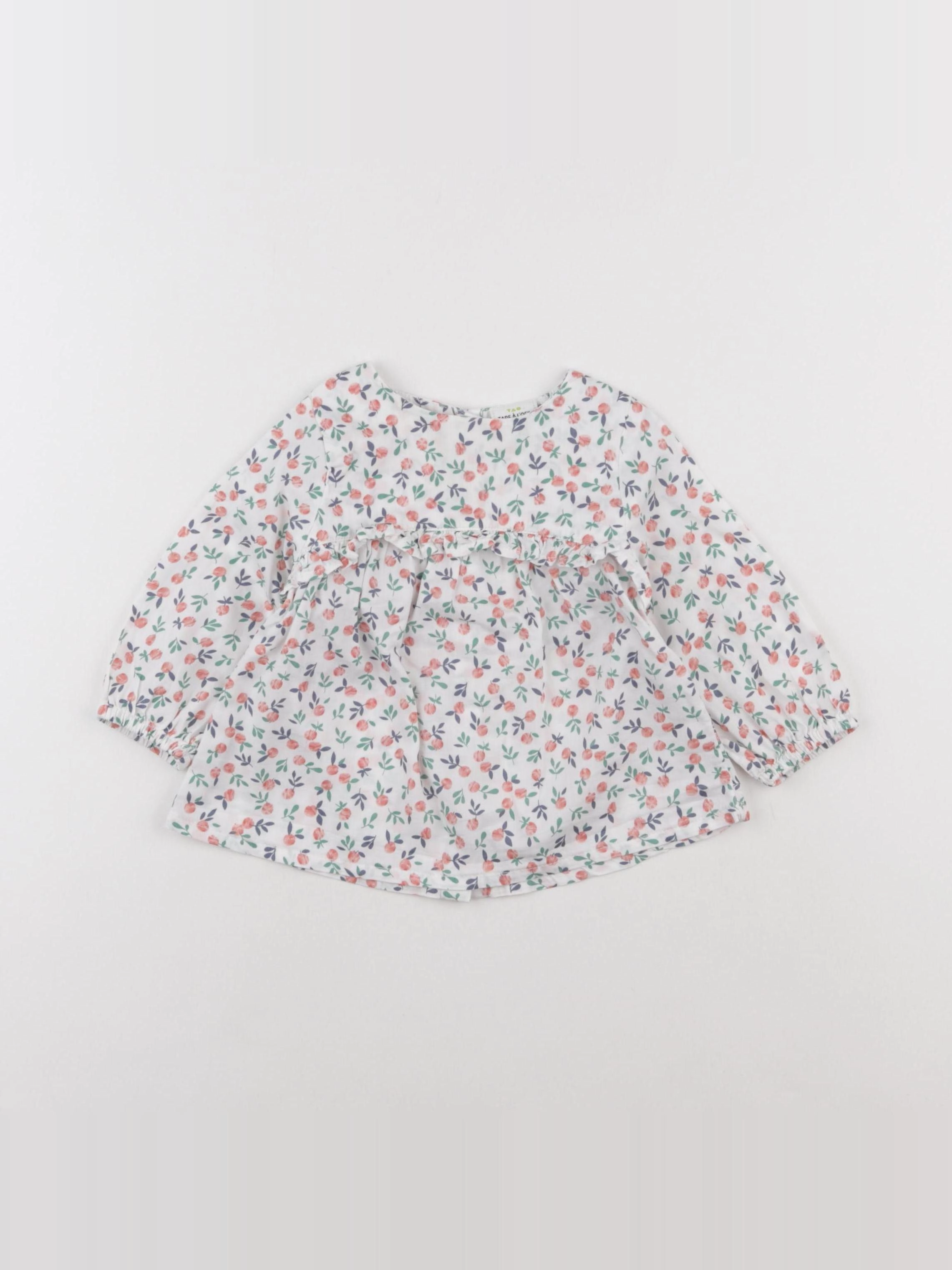 Tape à l'oeil - blouse blanc - 9 mois