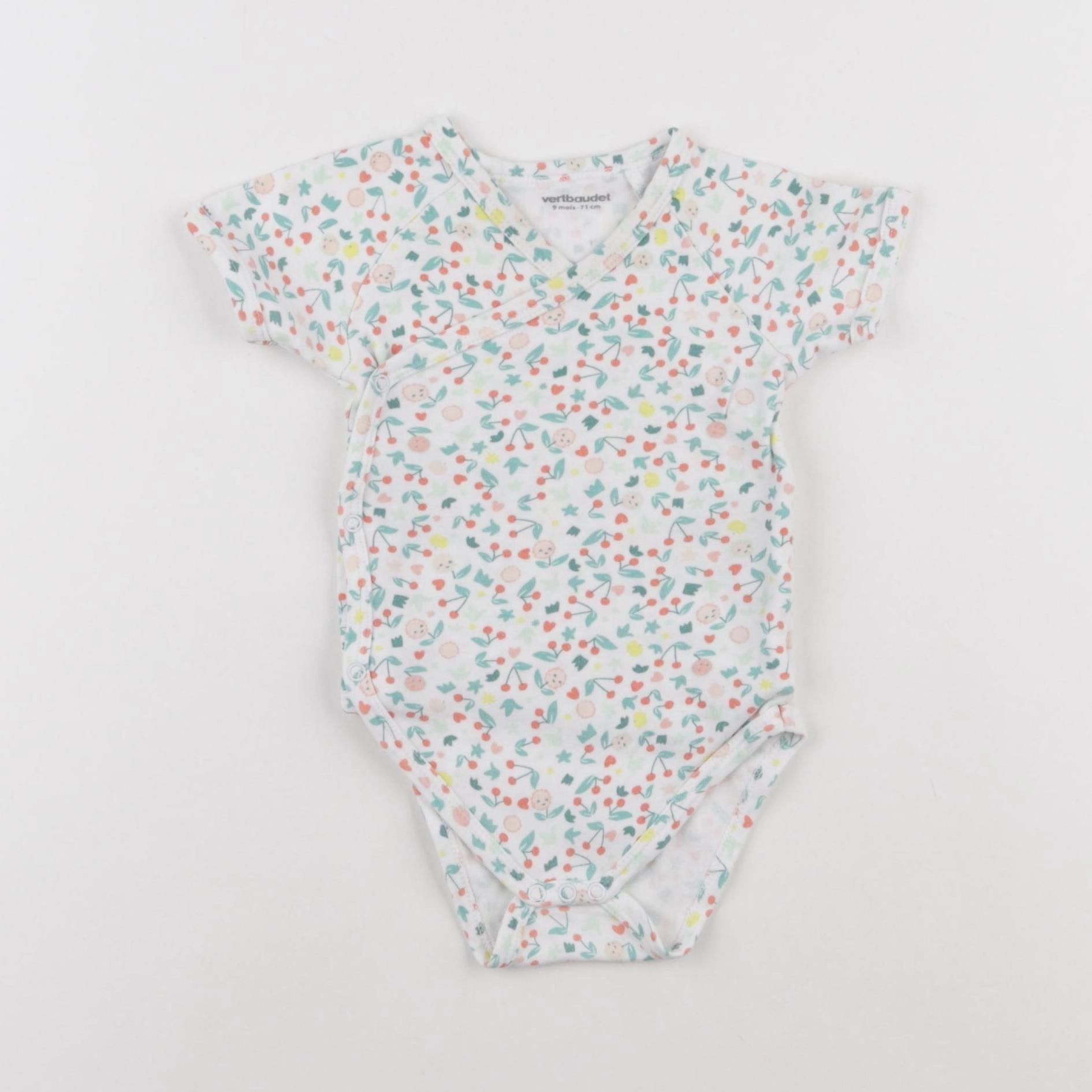 Vertbaudet - body blanc - 9 mois