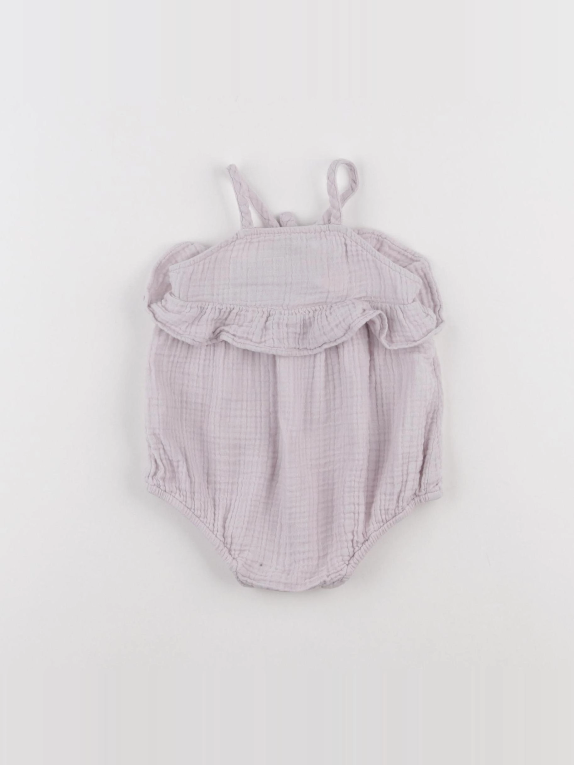 Zara - combinaison violet - 6/9 mois