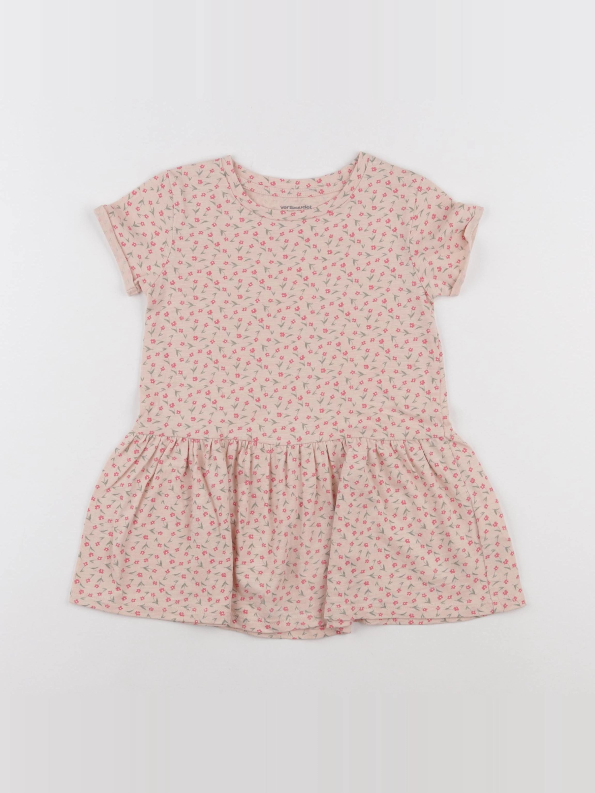 Vertbaudet - robe rose - 3 ans