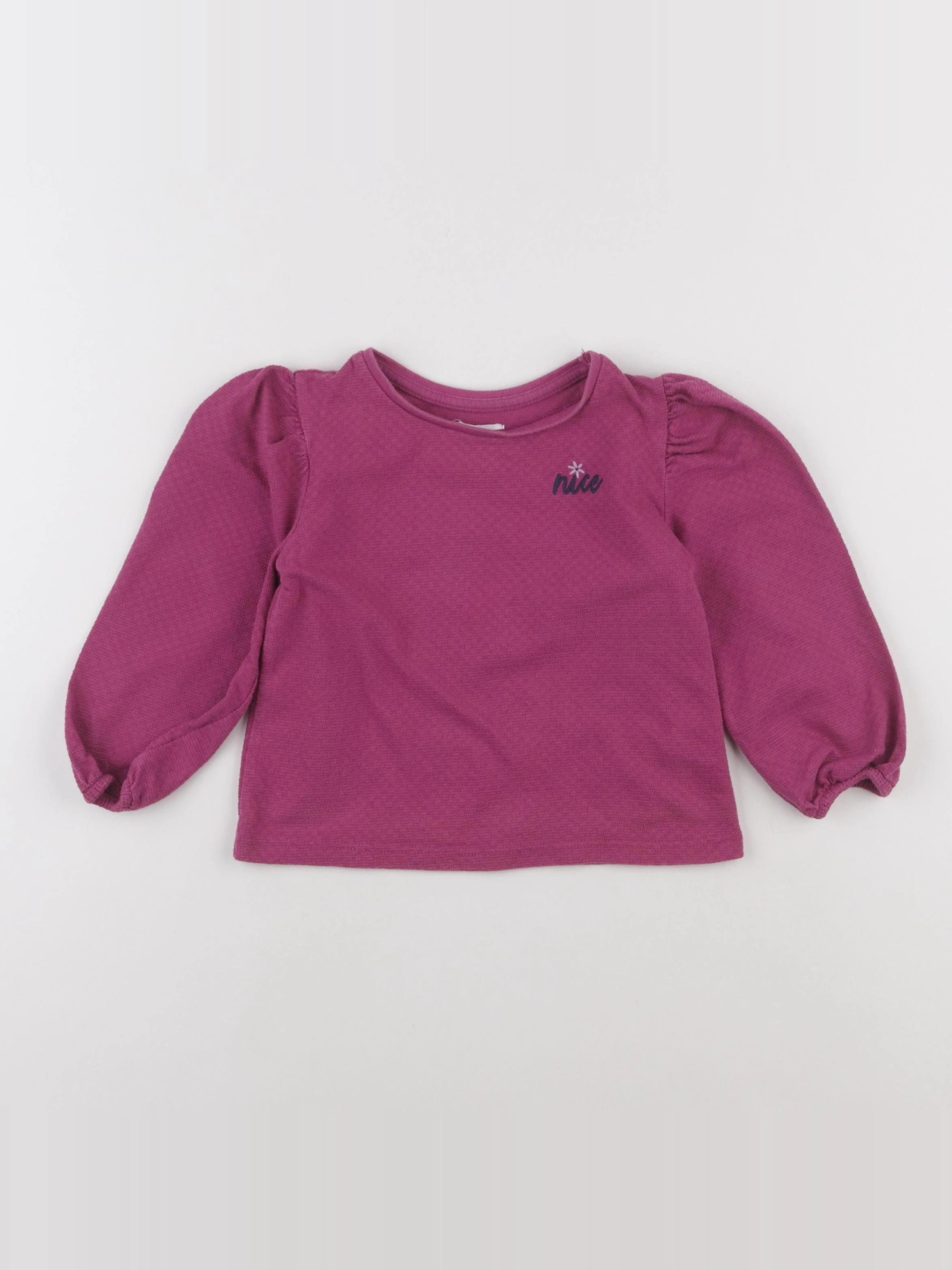 Vertbaudet - pull violet - 3 ans