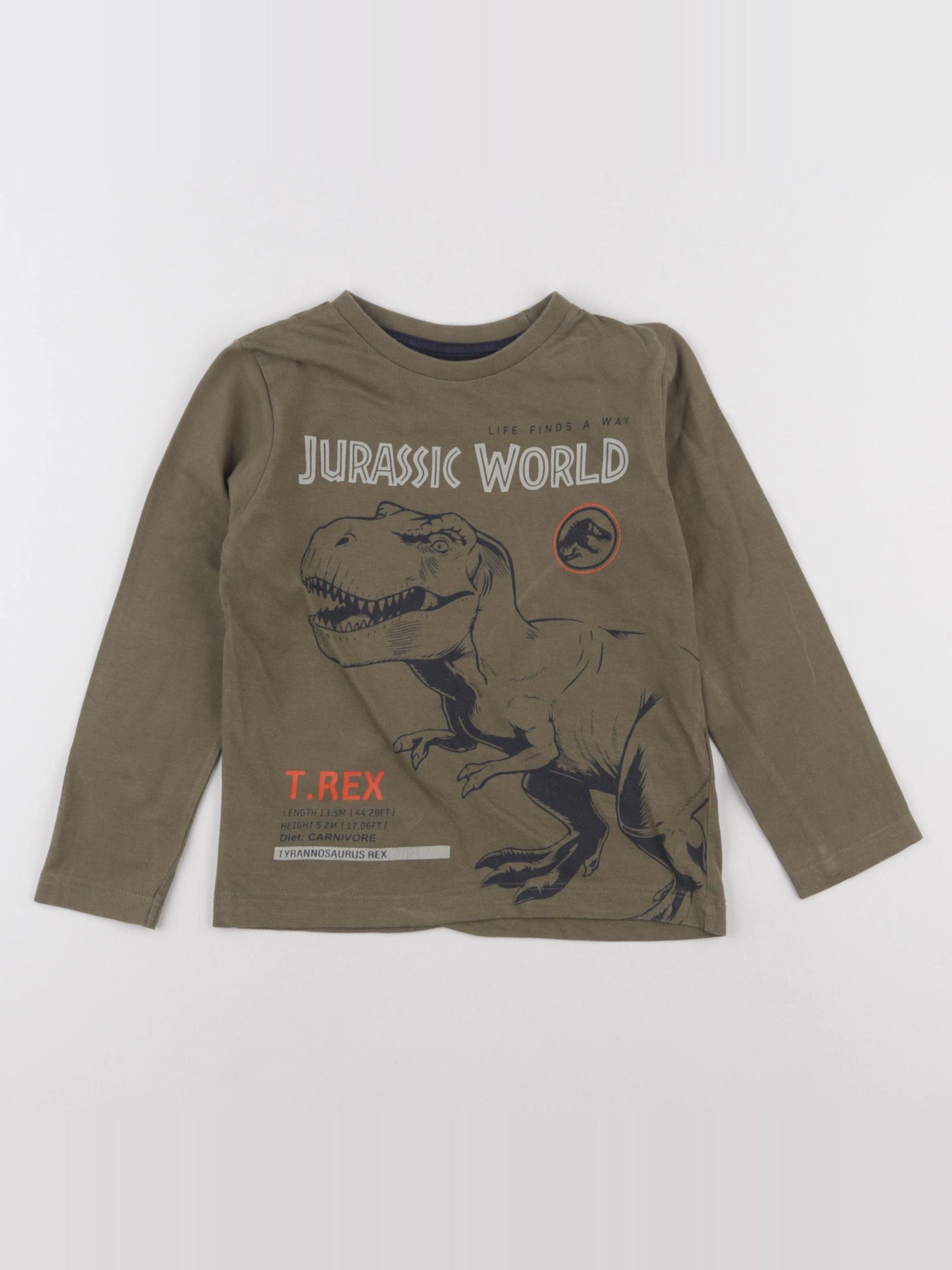 Vertbaudet - tee-shirt vert - 5 ans