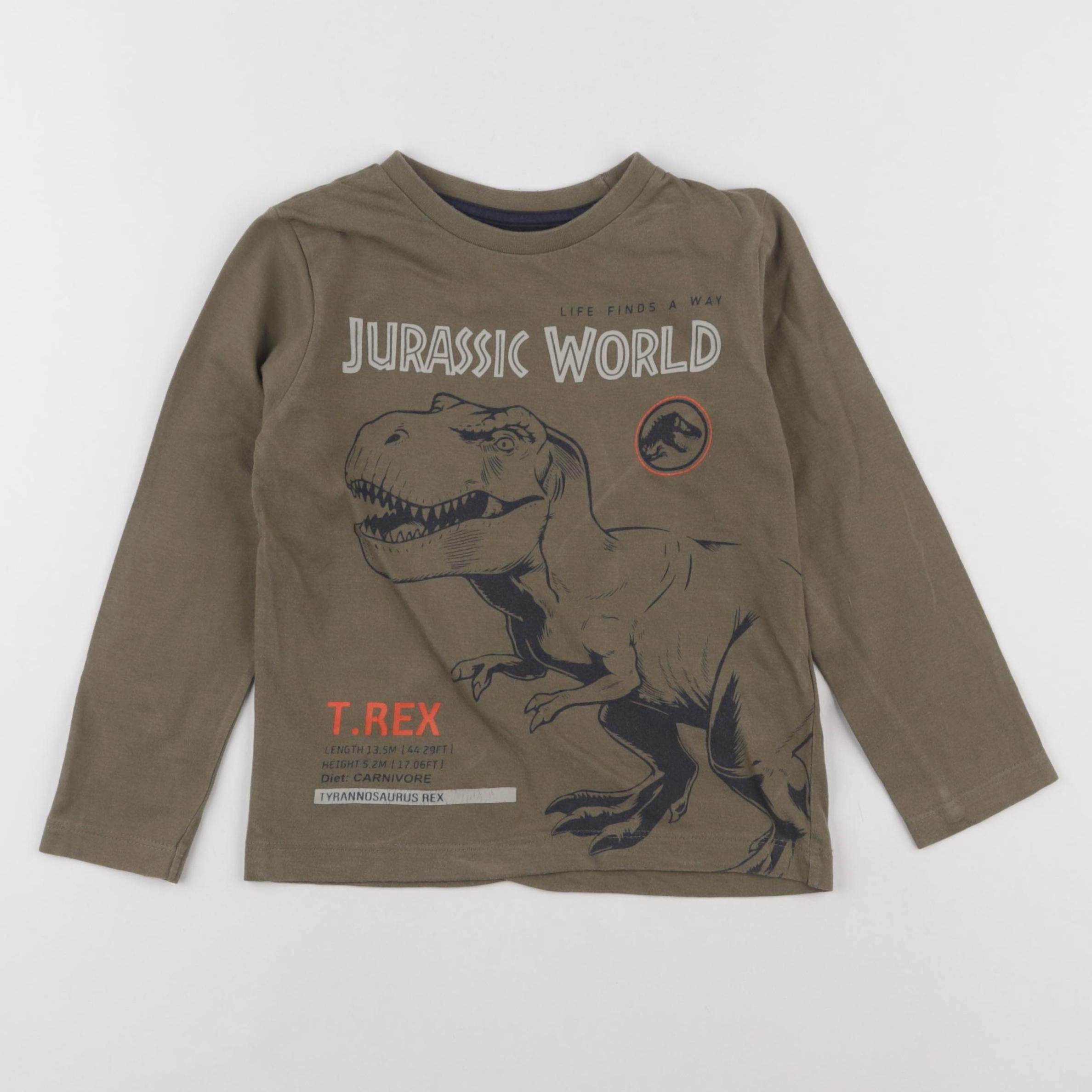 Vertbaudet - tee-shirt vert - 5 ans