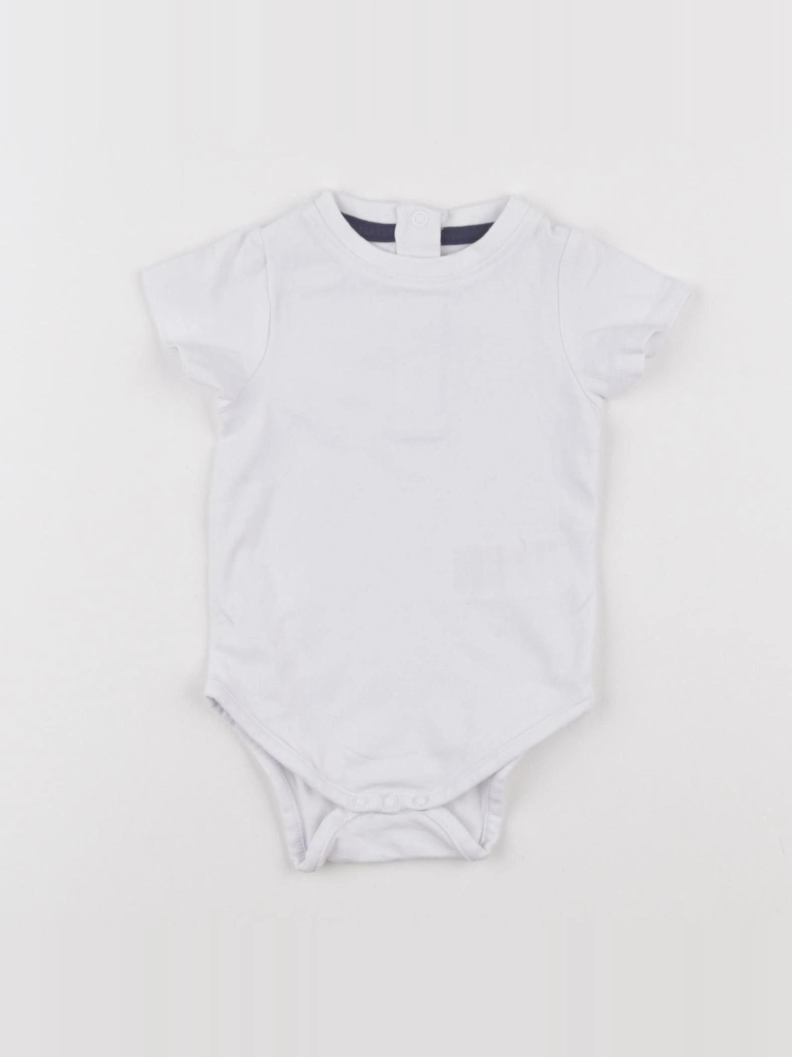 Vertbaudet - body tee-shirt blanc - 3 mois