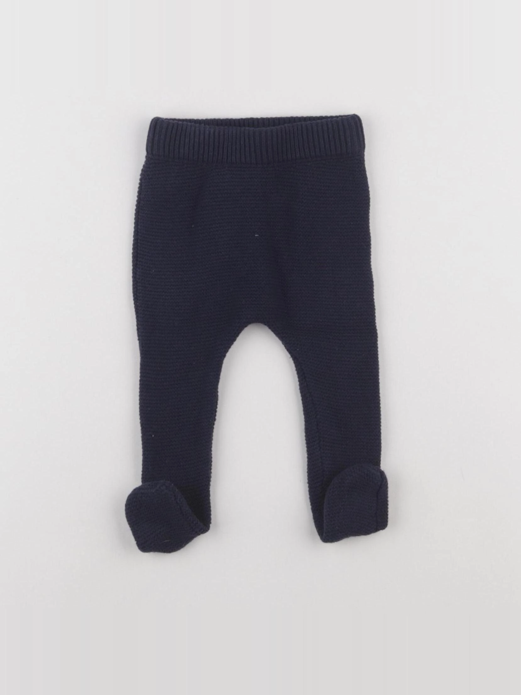 Vertbaudet - legging bleu - 3 mois