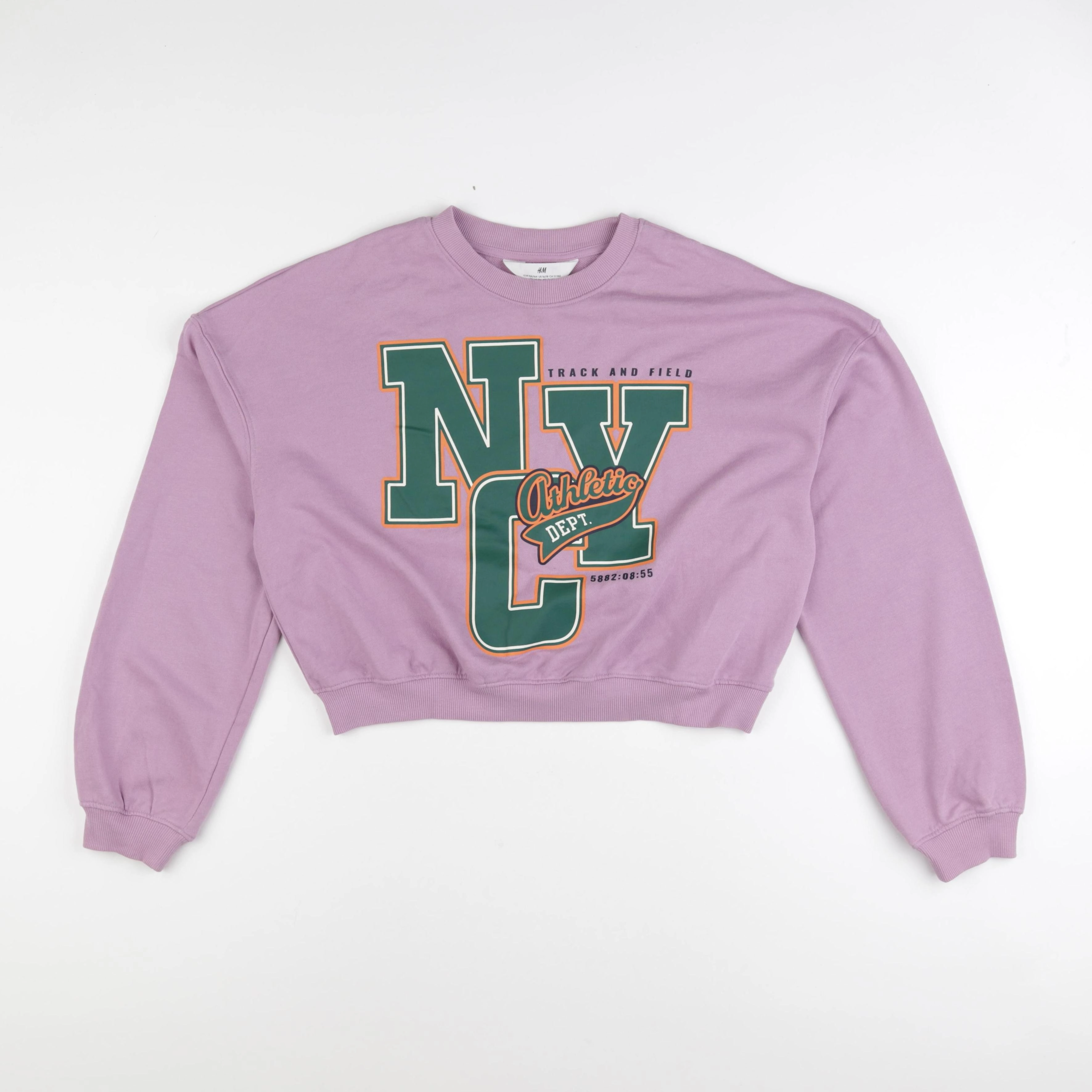 H&M - sweat rose - 12/14 ans