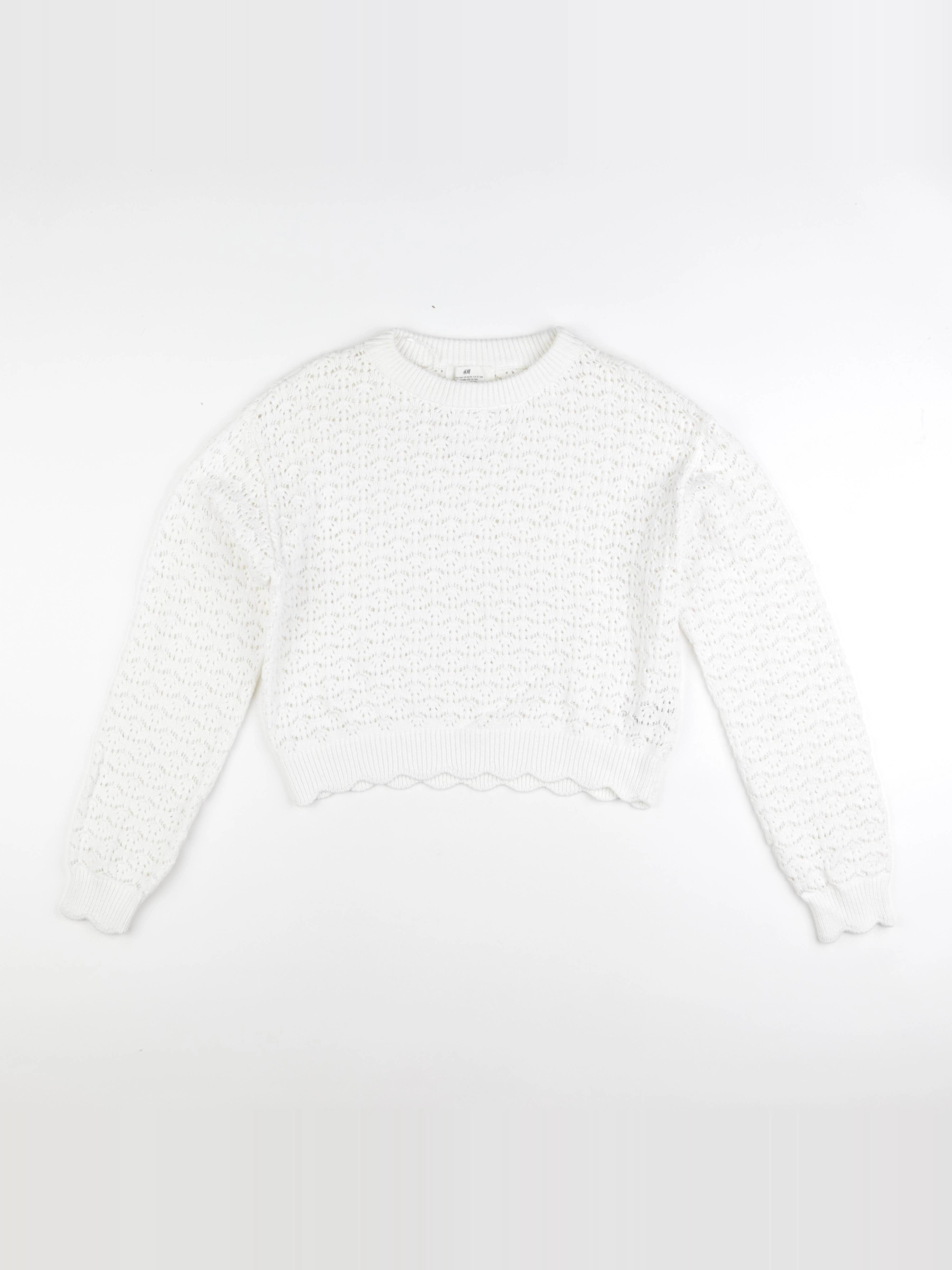 H&M - pull beige - 12/14 ans