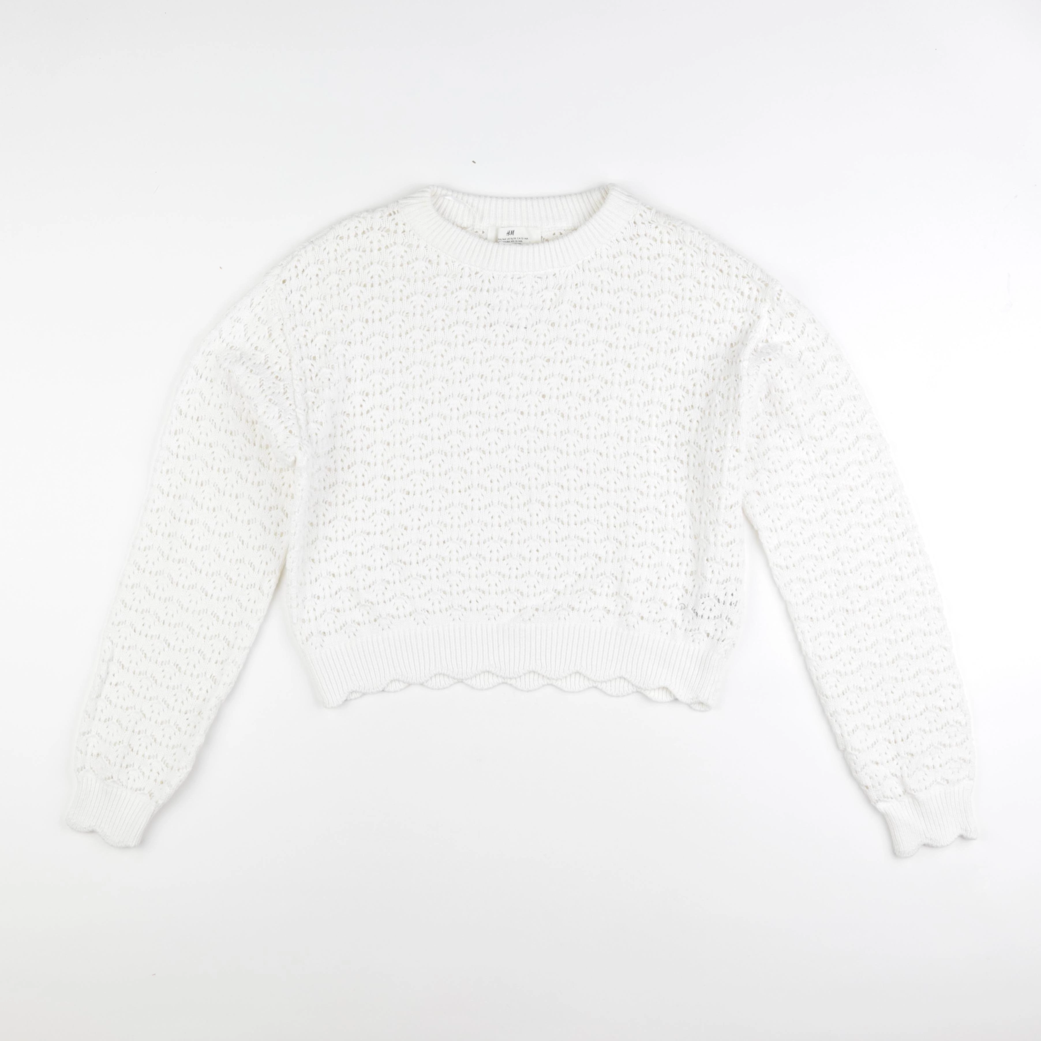 H&M - pull beige - 12/14 ans