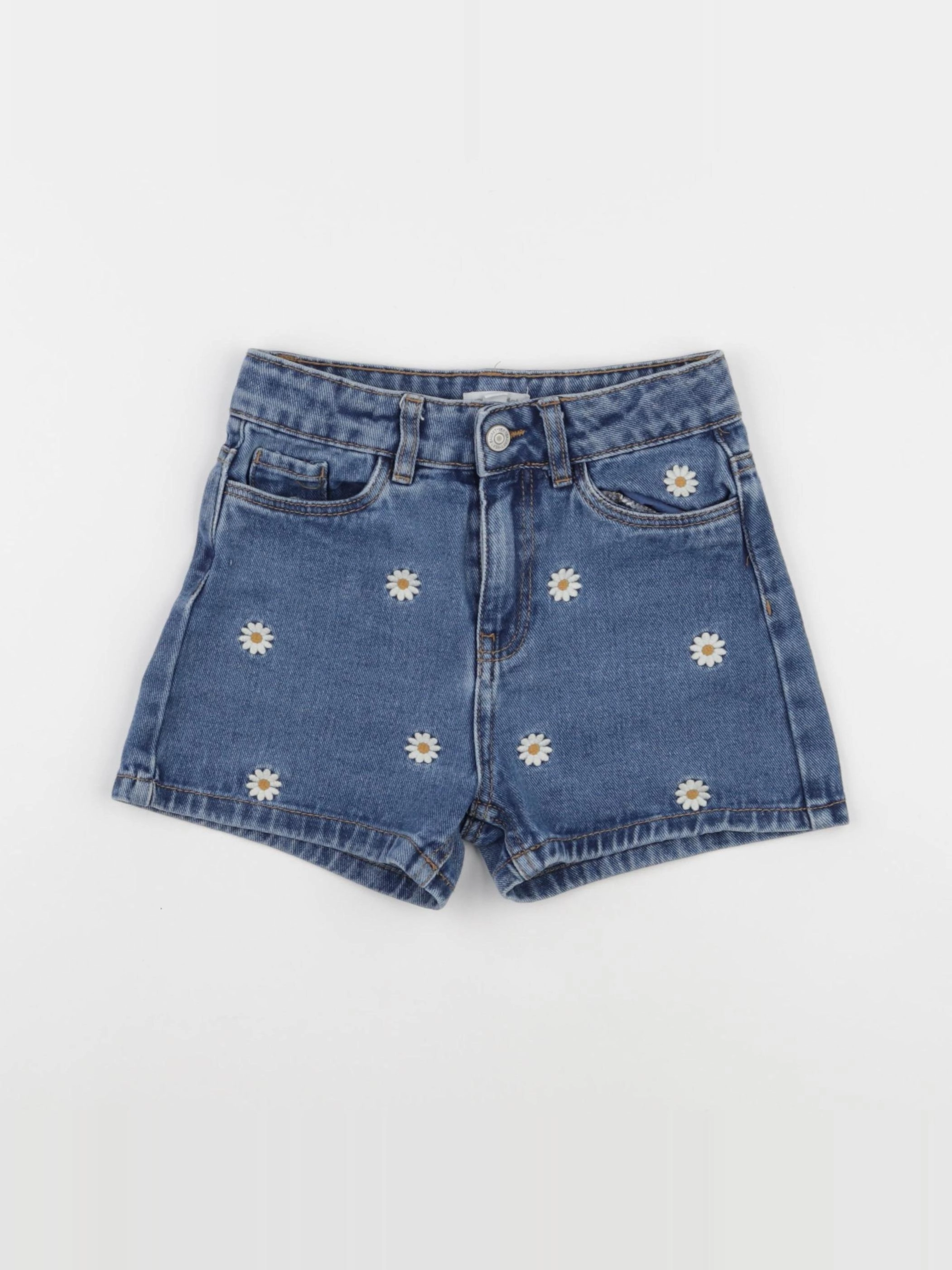 Vertbaudet - short bleu - 7 ans
