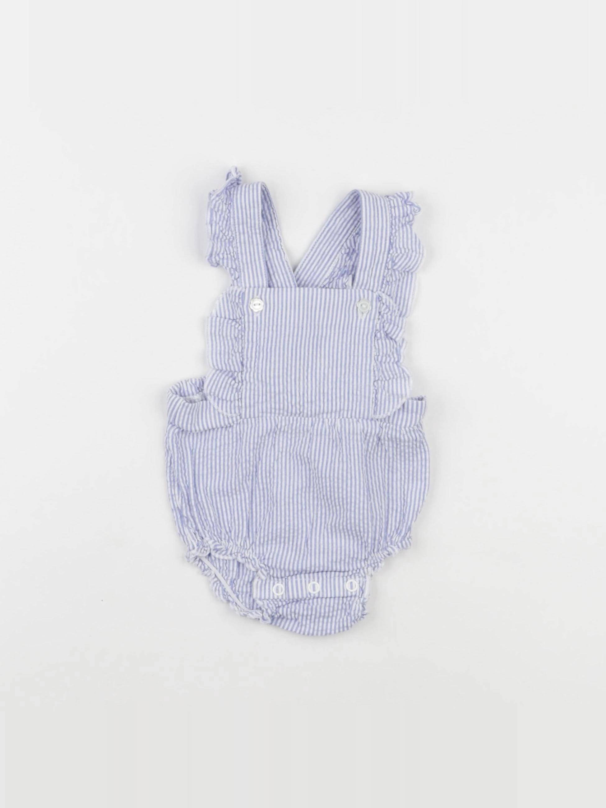 H&M - combinaison bleu - 3 mois