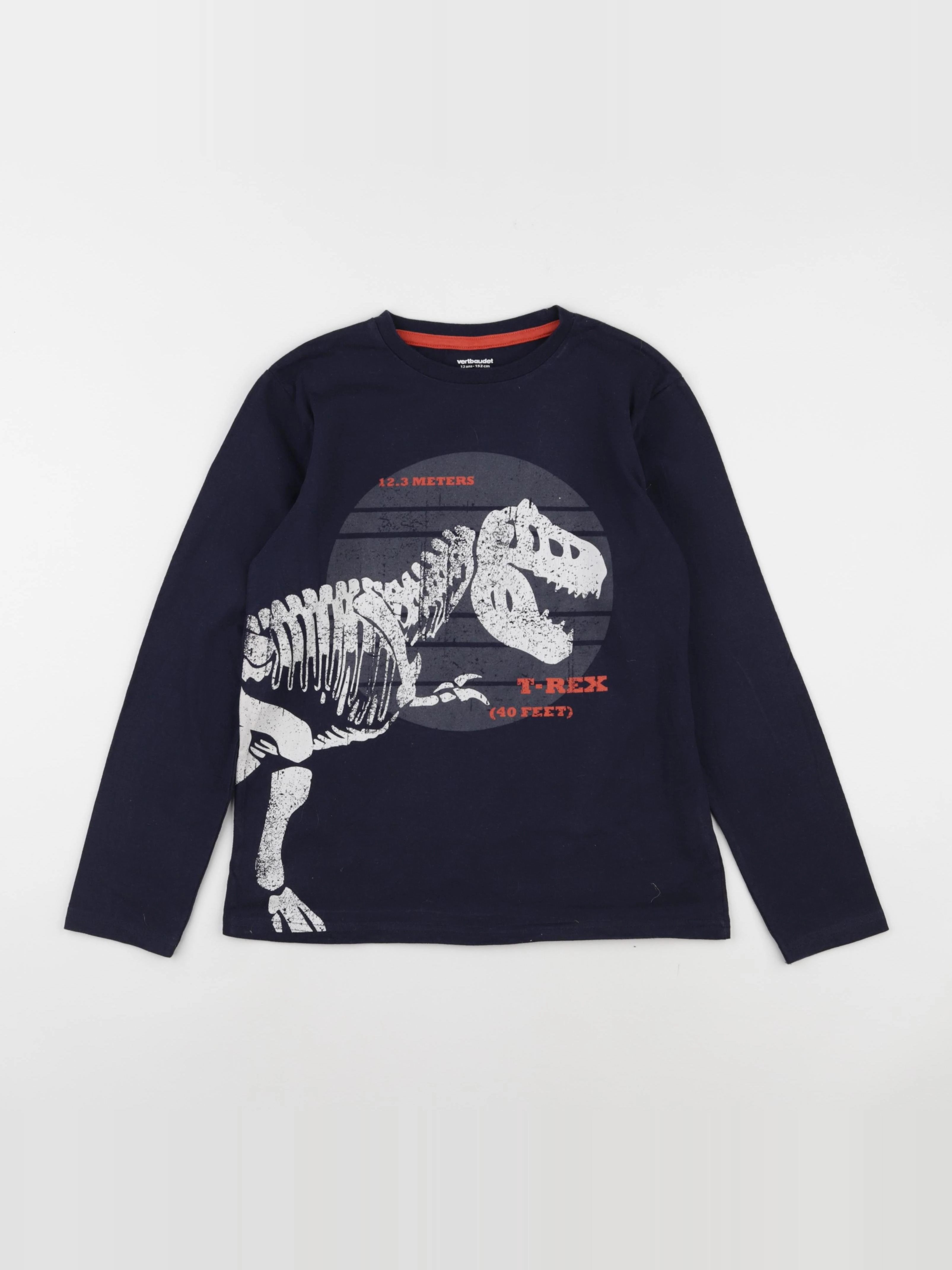 Vertbaudet - tee-shirt bleu - 12 ans