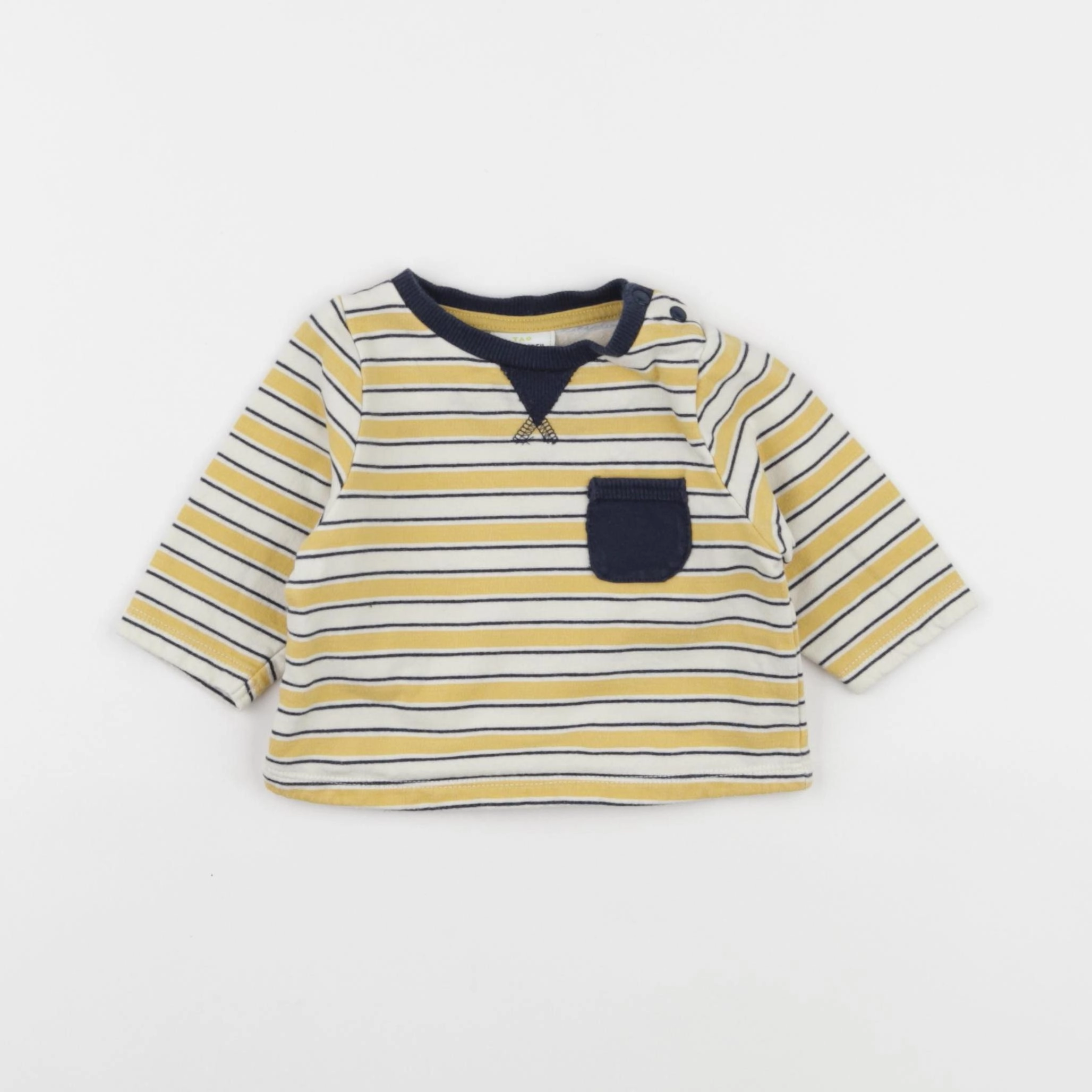 Tape à l'oeil - sweat jaune - 3 mois