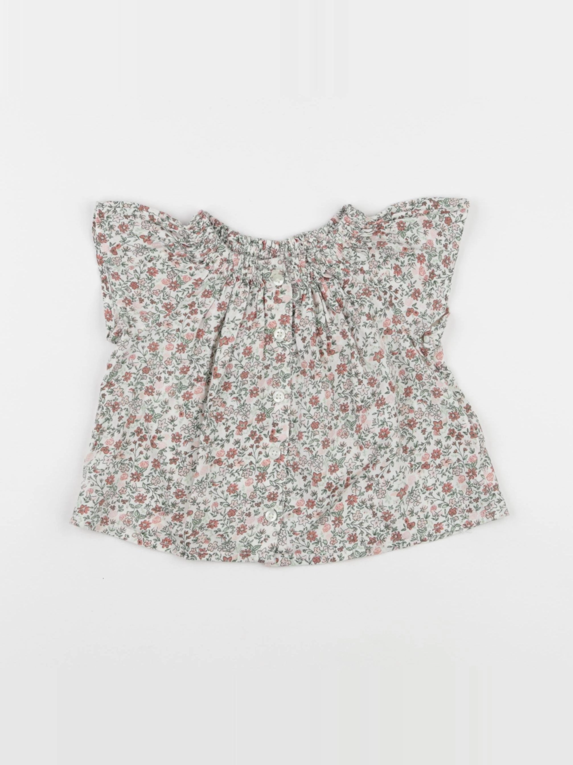 Tape à l'oeil - blouse rose - 9 mois