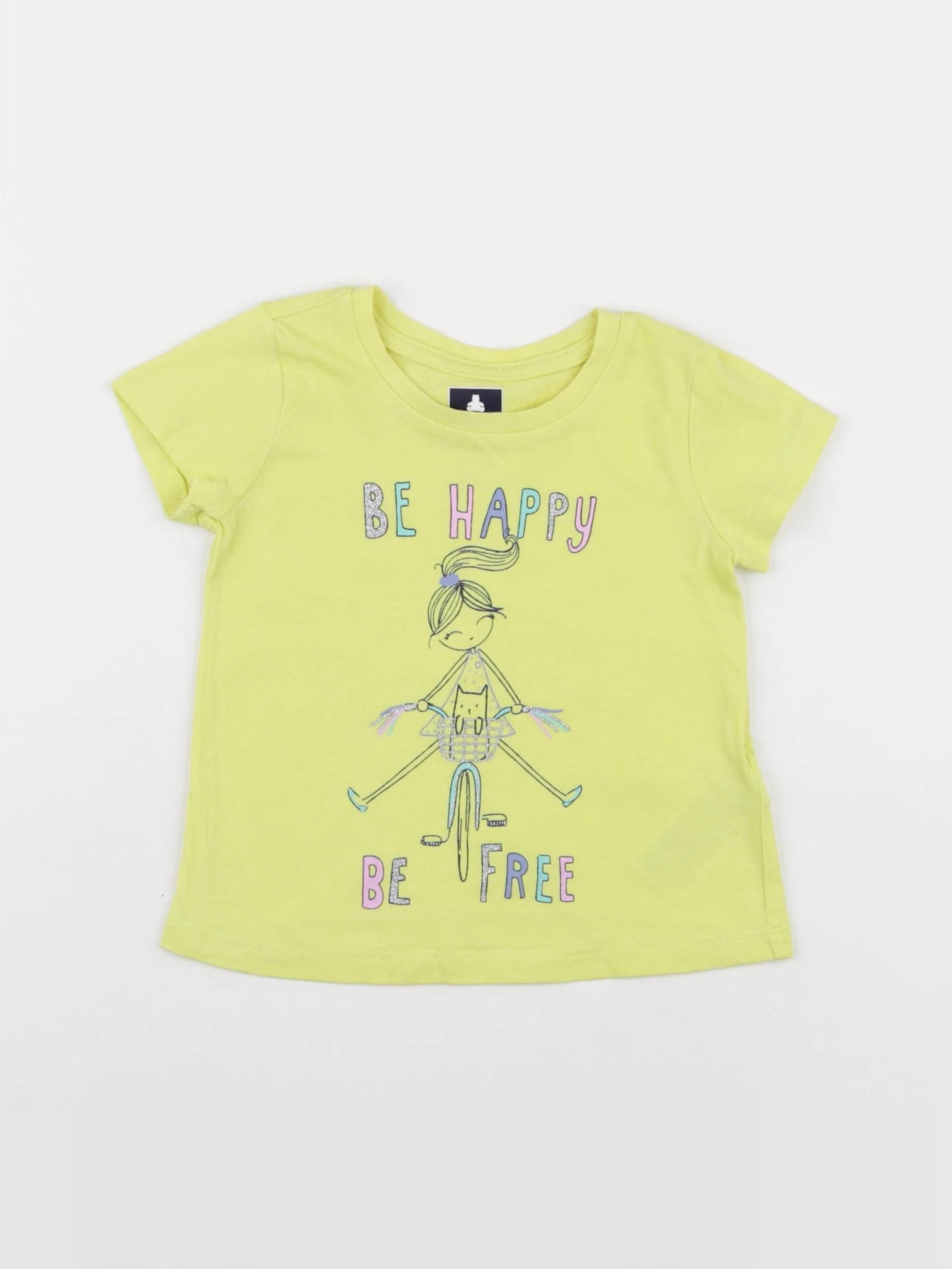 GAP - tee-shirt jaune - 12/18 mois