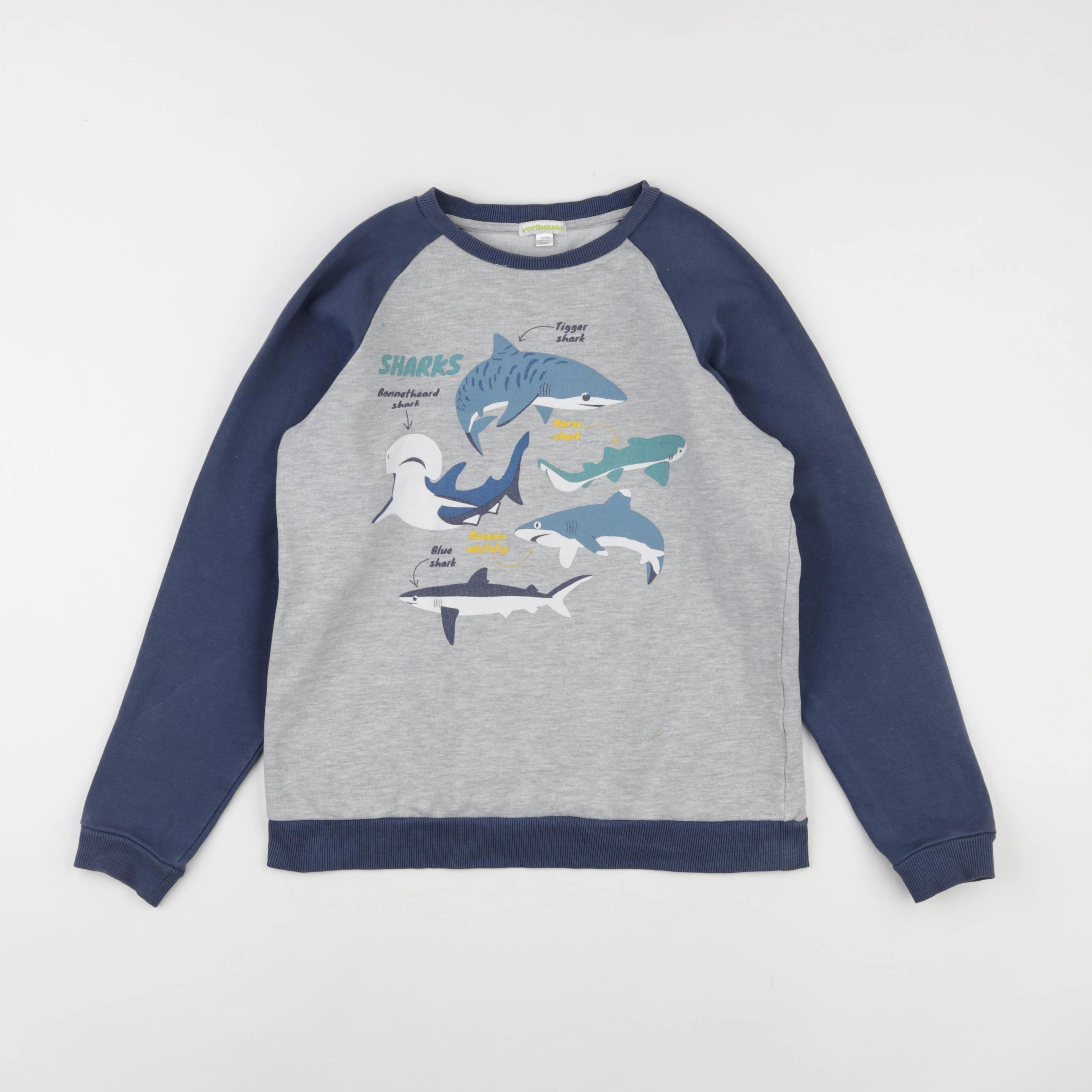 Vertbaudet - sweat gris - 12 ans