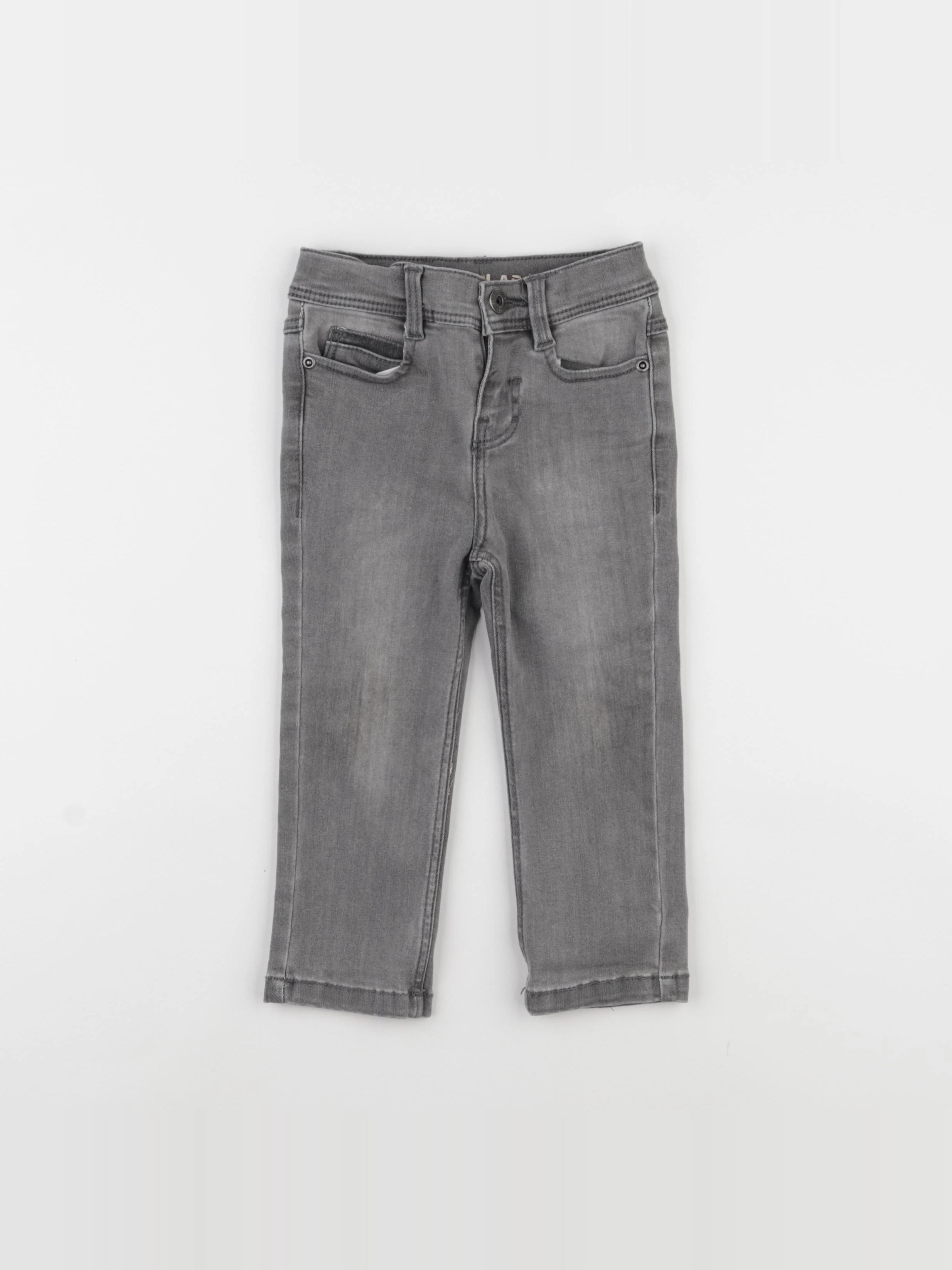 Vertbaudet - jean gris - 2 ans