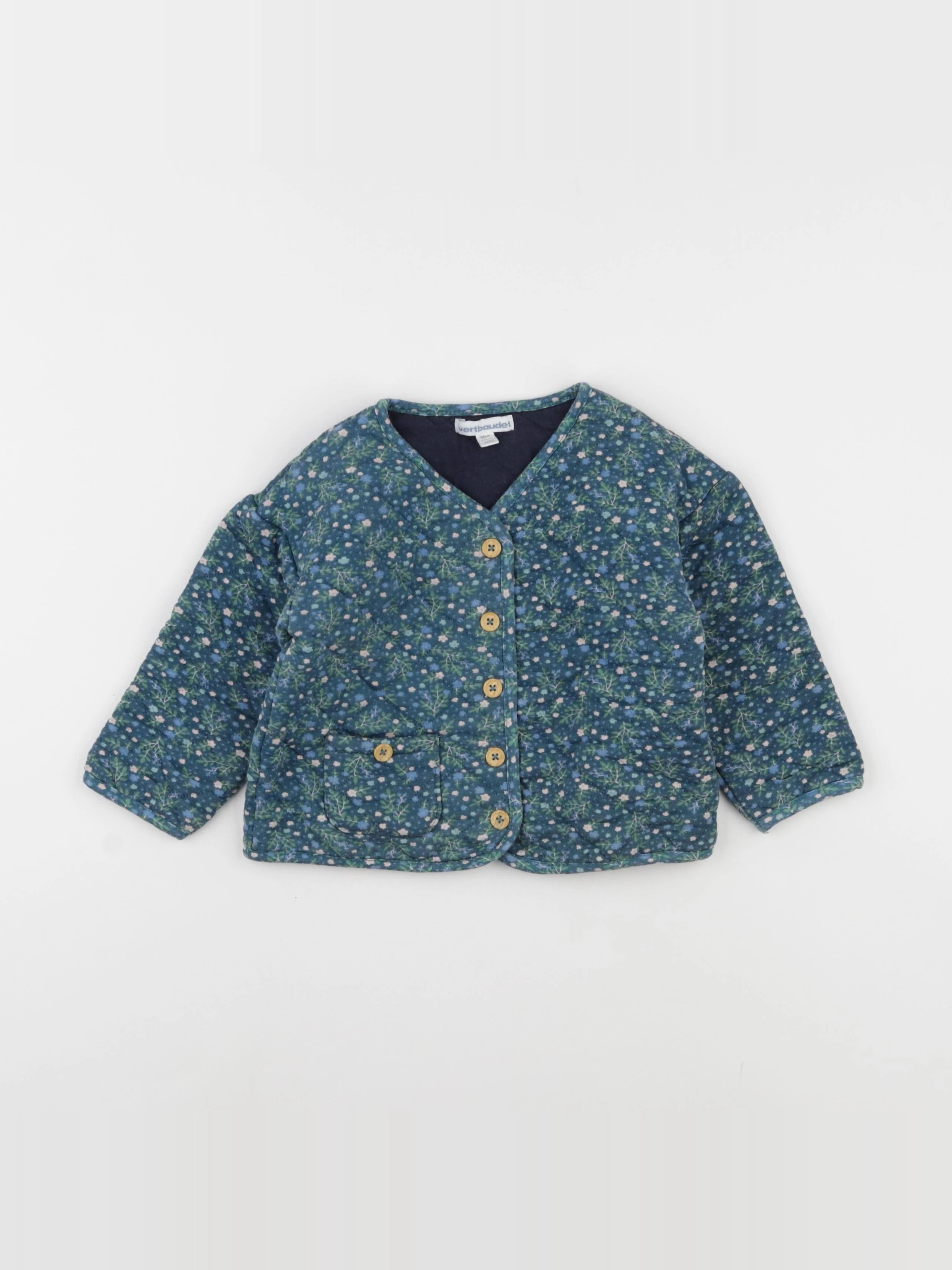 Vertbaudet - veste bleu - 2 ans