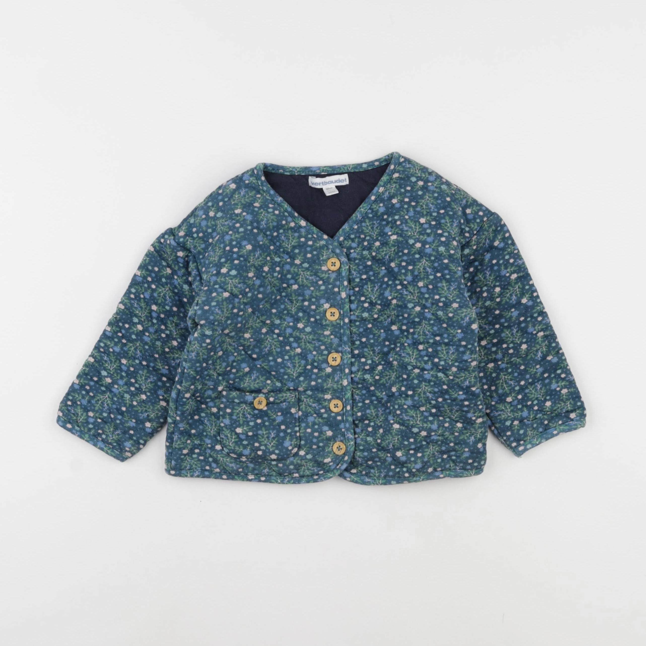 Vertbaudet - veste bleu - 2 ans