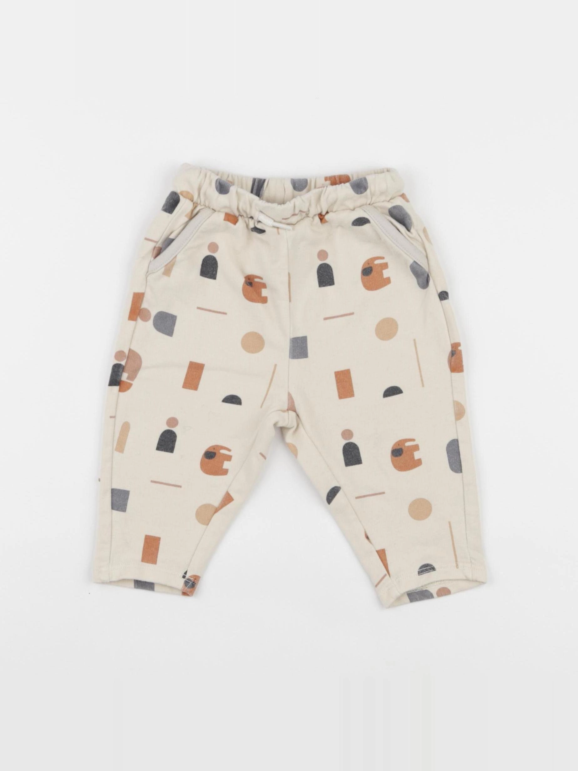 Vertbaudet - jogging beige - 6 mois