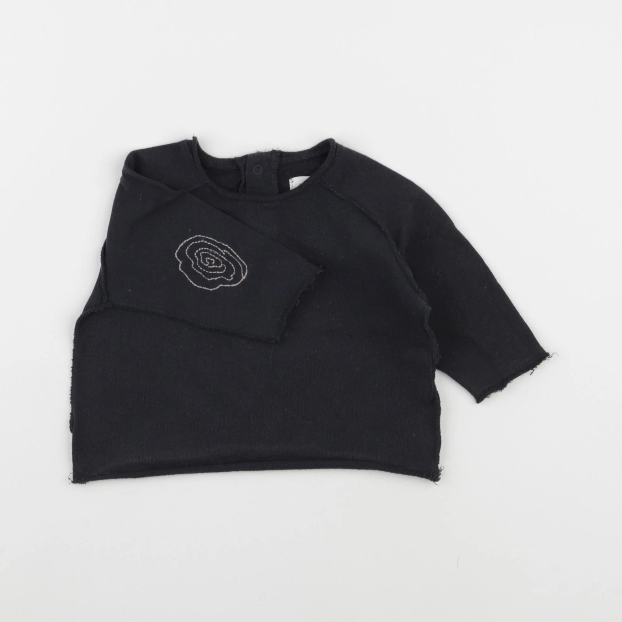 Play Up - sweat noir - 3 mois