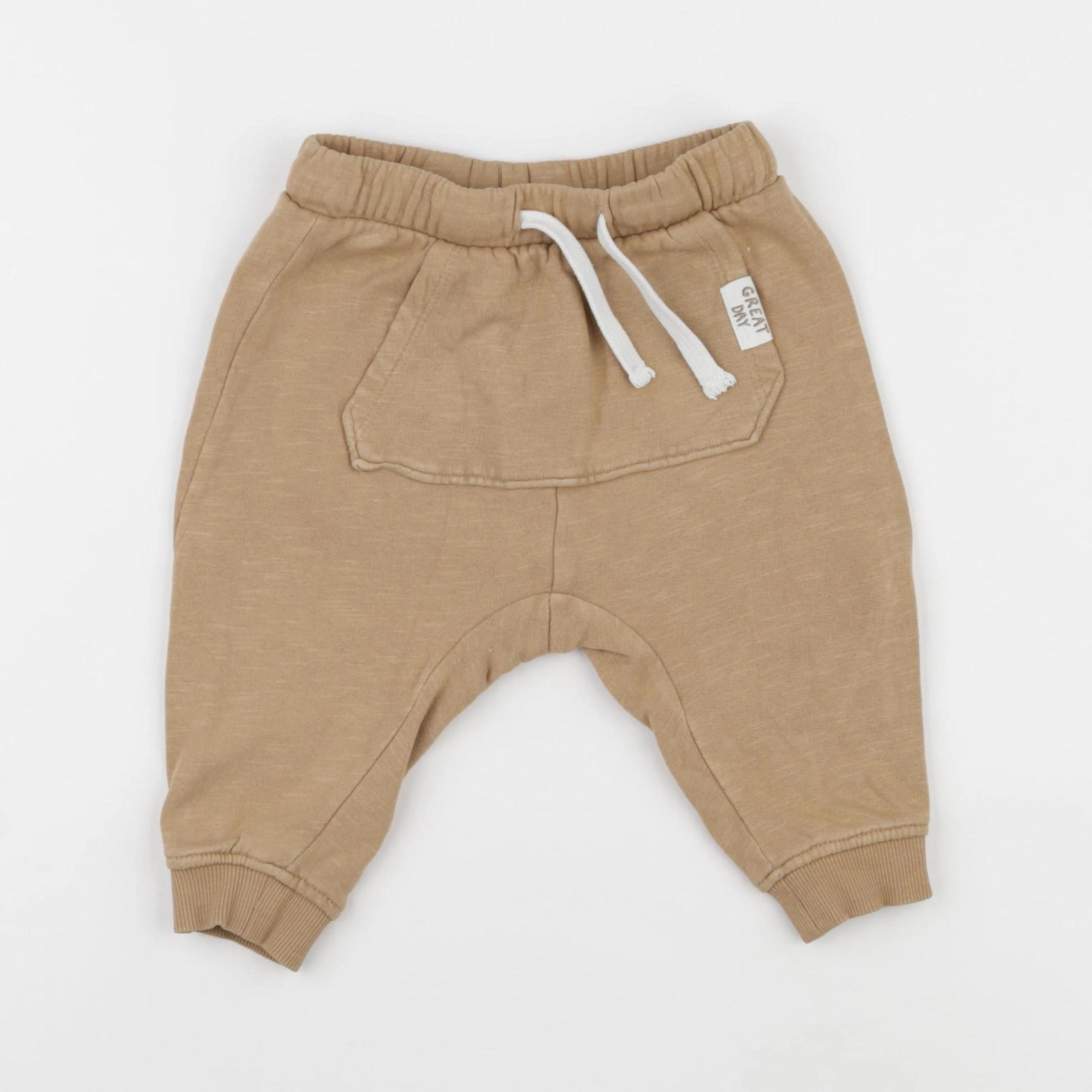 H&M - jogging marron - 6/9 mois