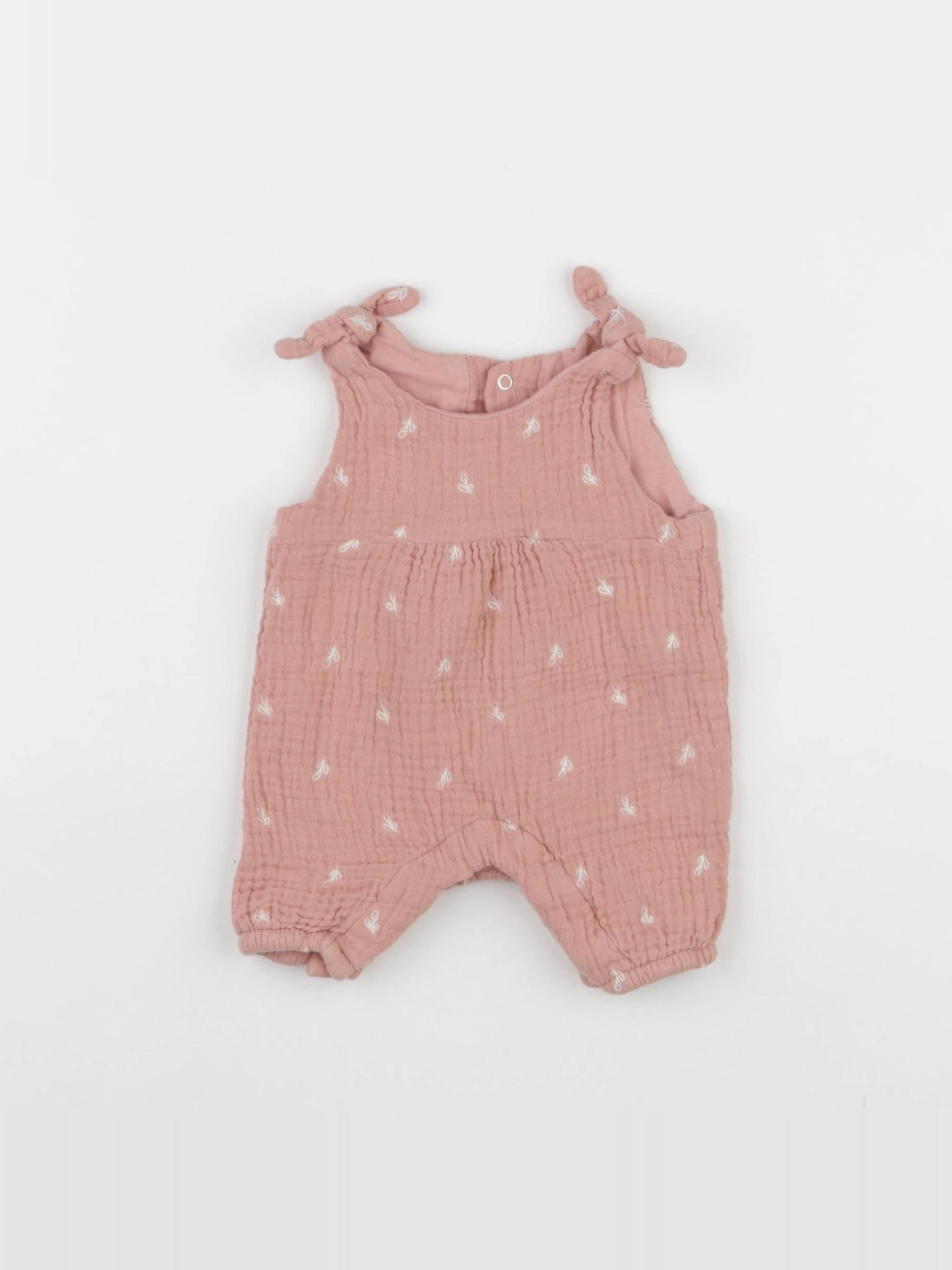 Vertbaudet - combinaison rose - 0 mois
