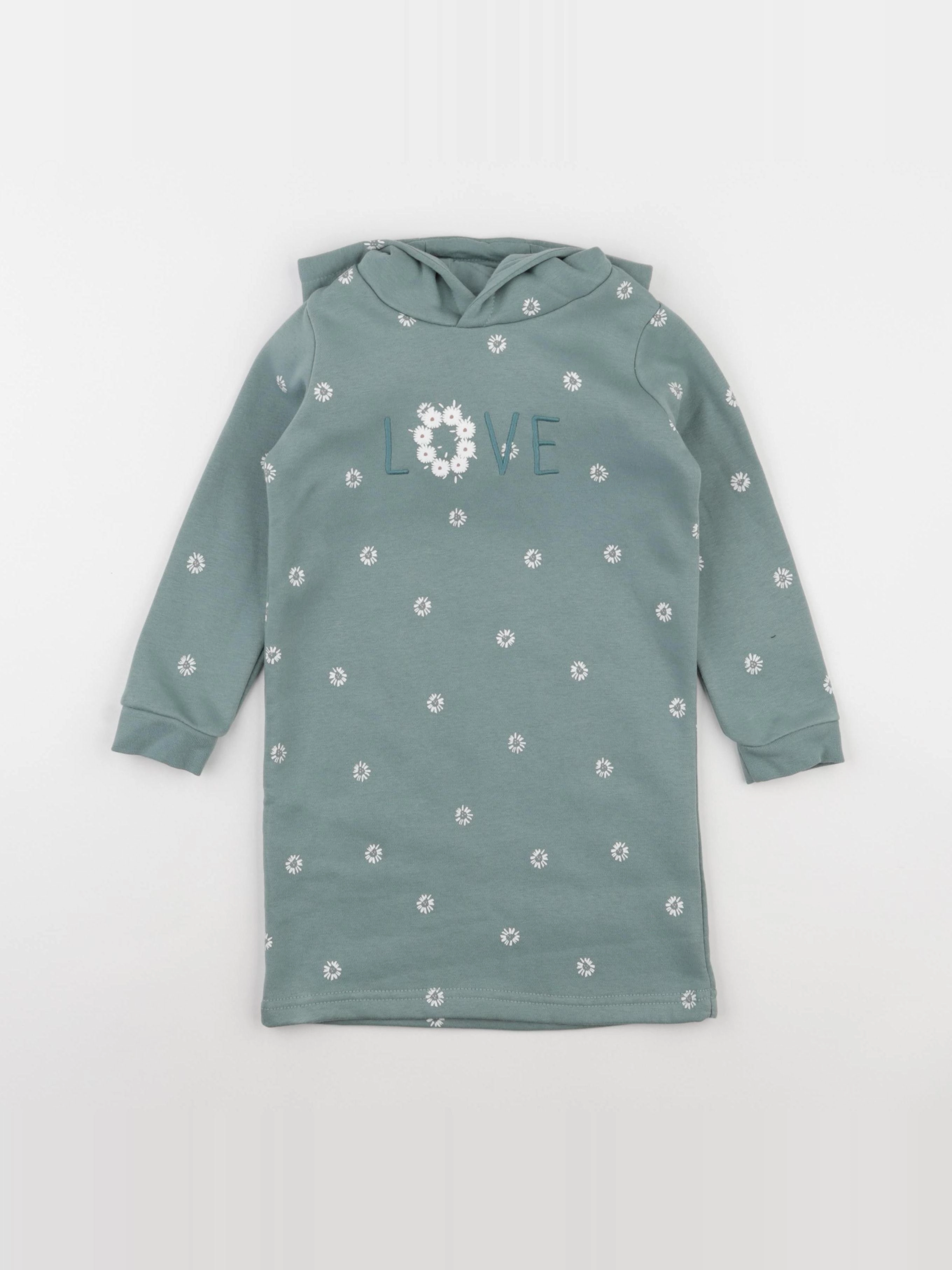 Vertbaudet - robe vert - 4 ans
