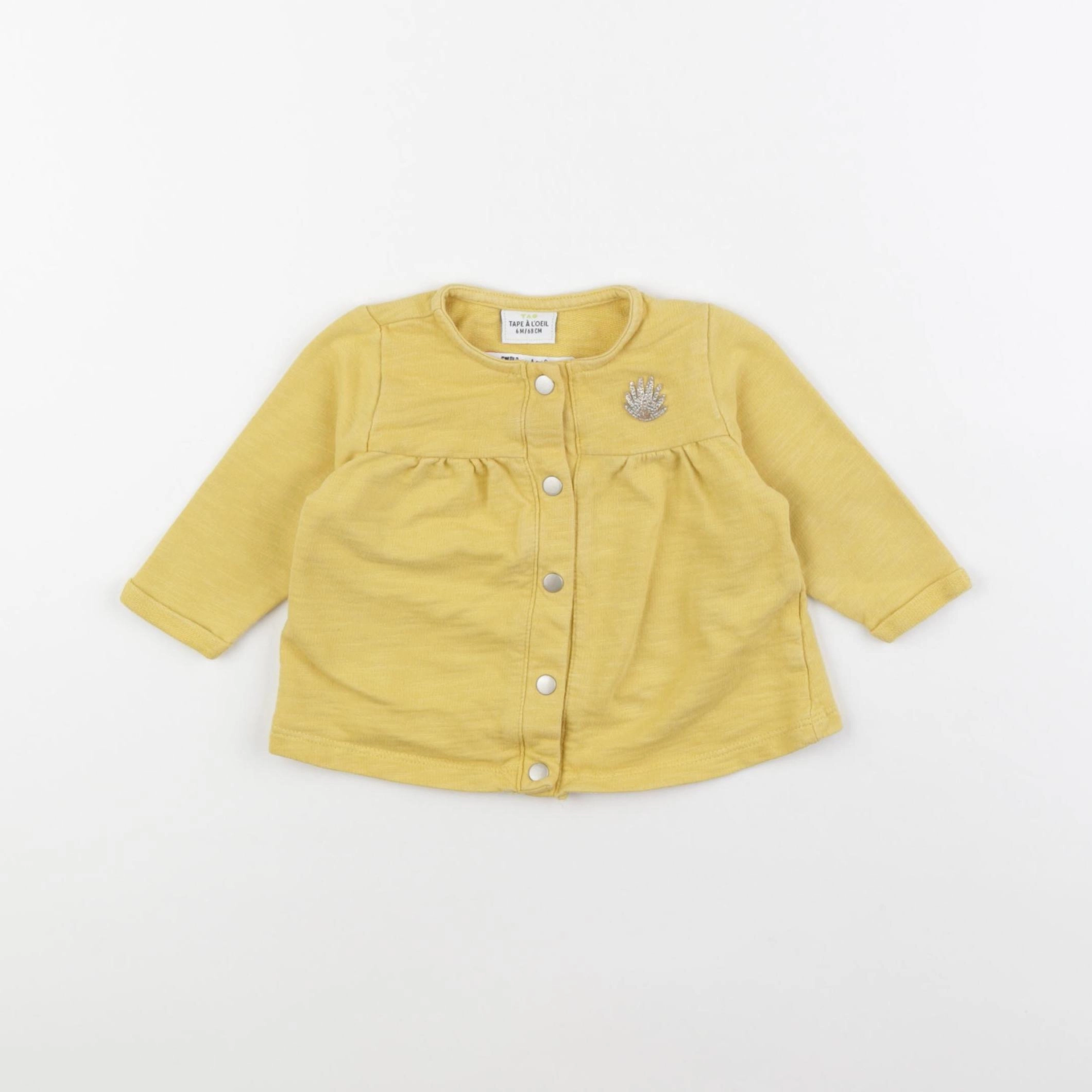 Tape à l'oeil - tee-shirt jaune - 6 mois