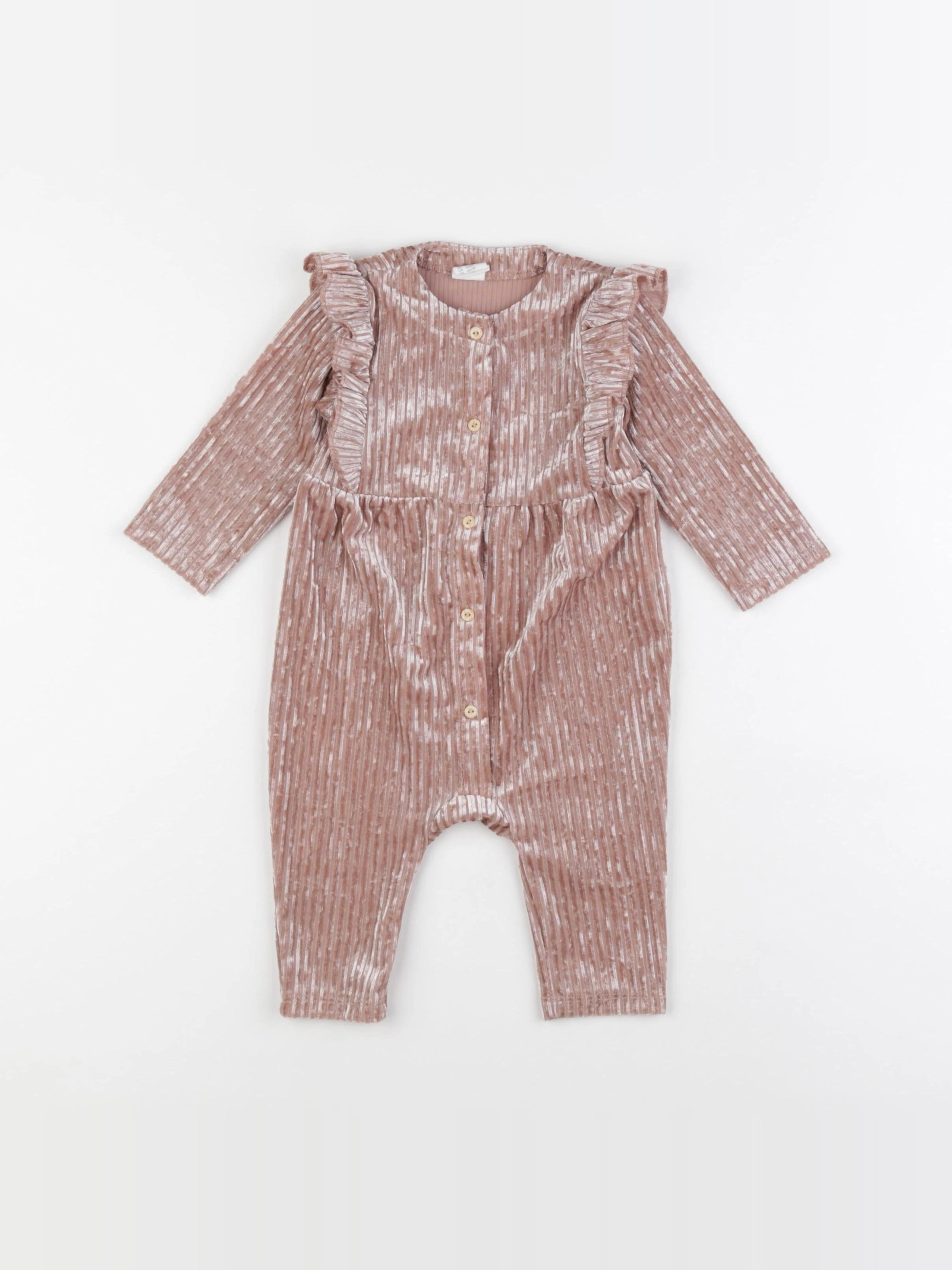 H&M - combinaison rose - 6 mois