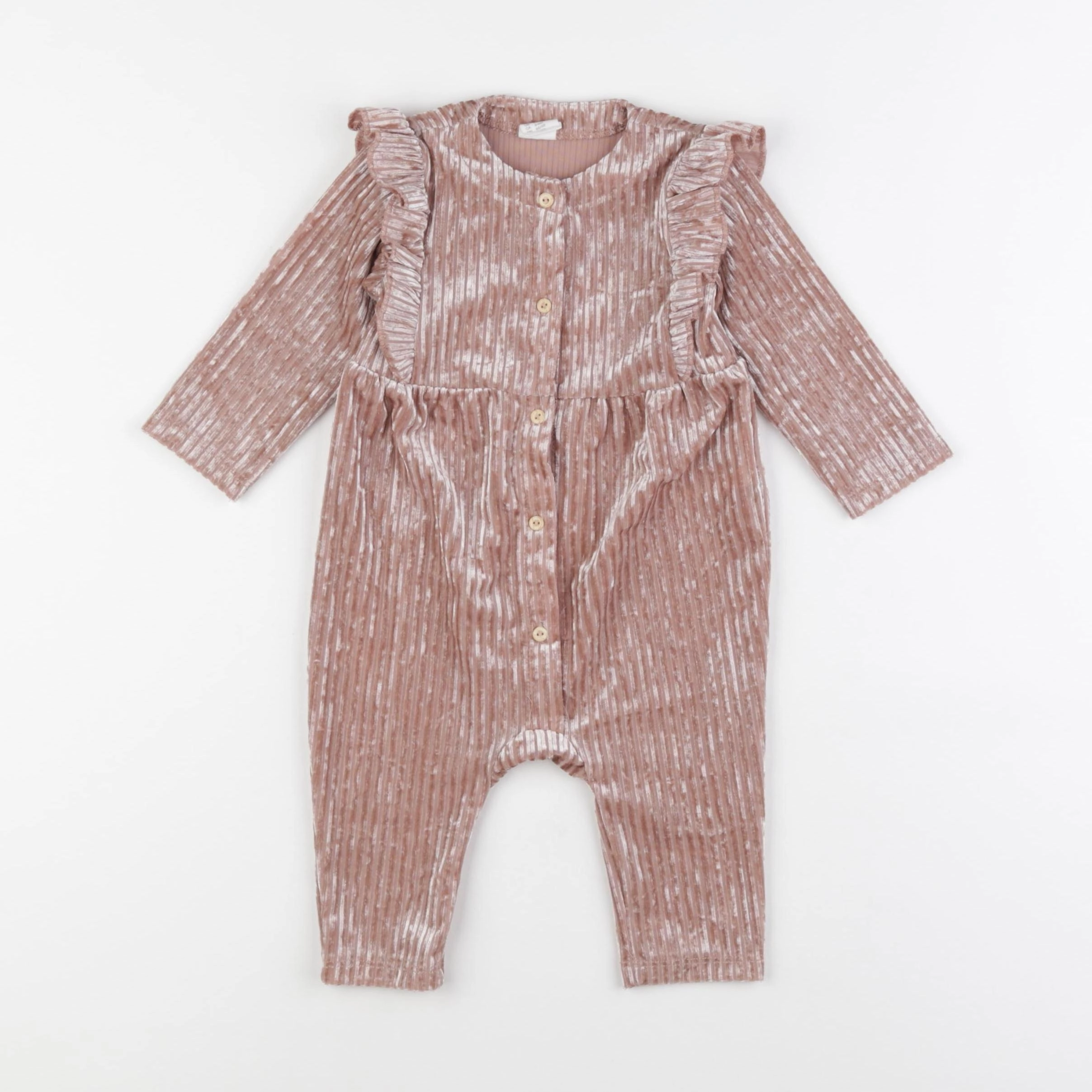 H&M - combinaison rose - 6 mois
