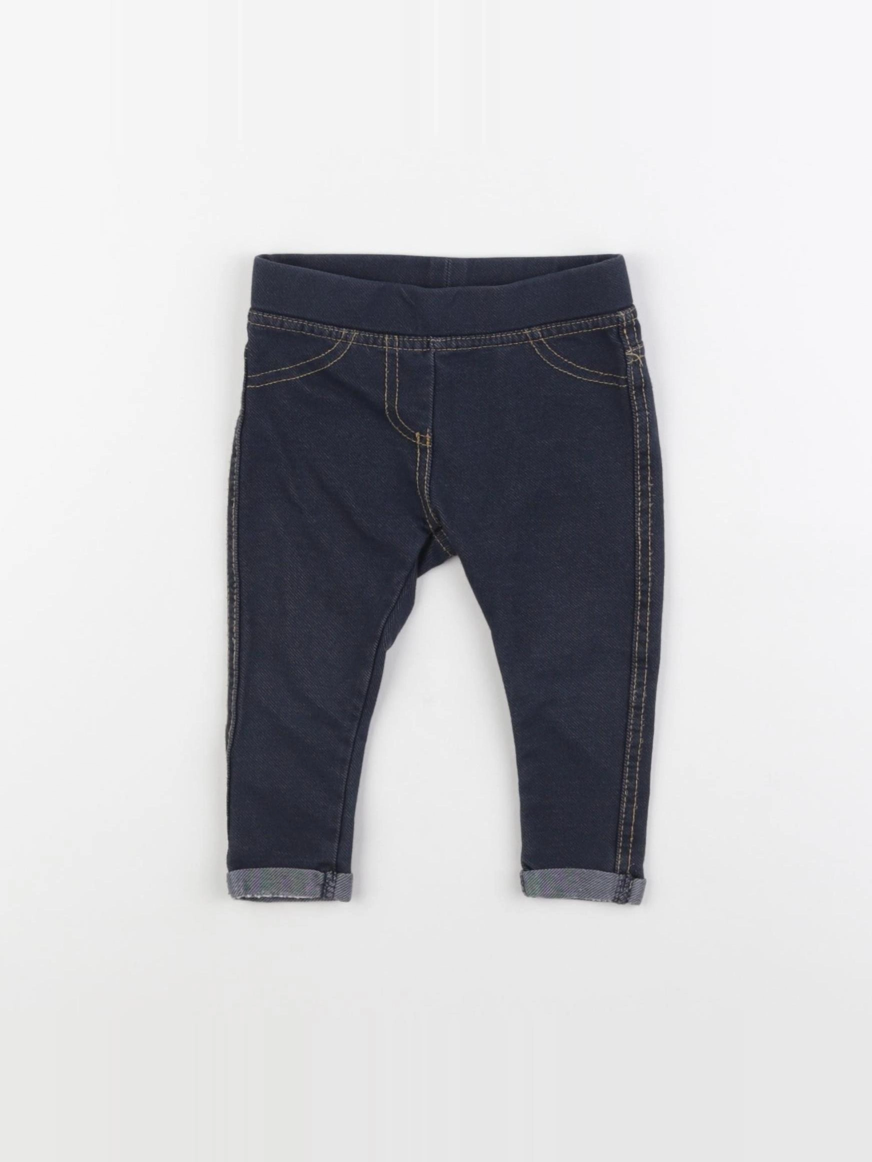 Zara - jegging bleu - 9/12 mois