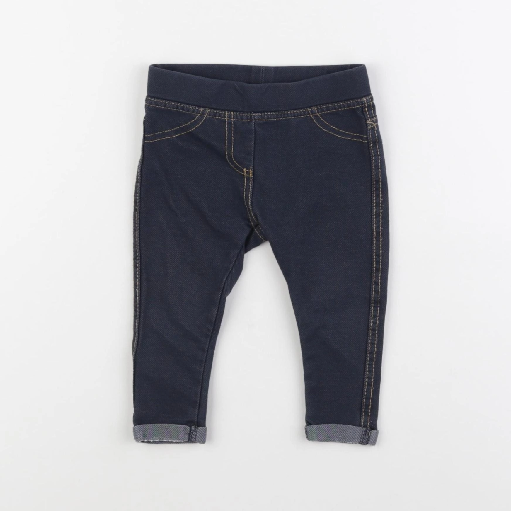 Zara - jegging bleu - 9/12 mois